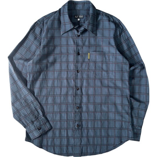 Armani Jeans 00’s Plaid Long Sleeve Shirt L