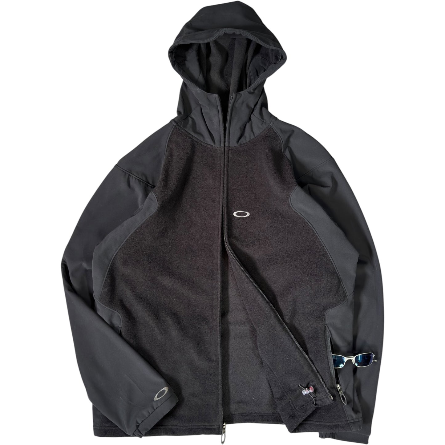 Oakley 2006 Two Tone Hooded Fleece Jacket XL