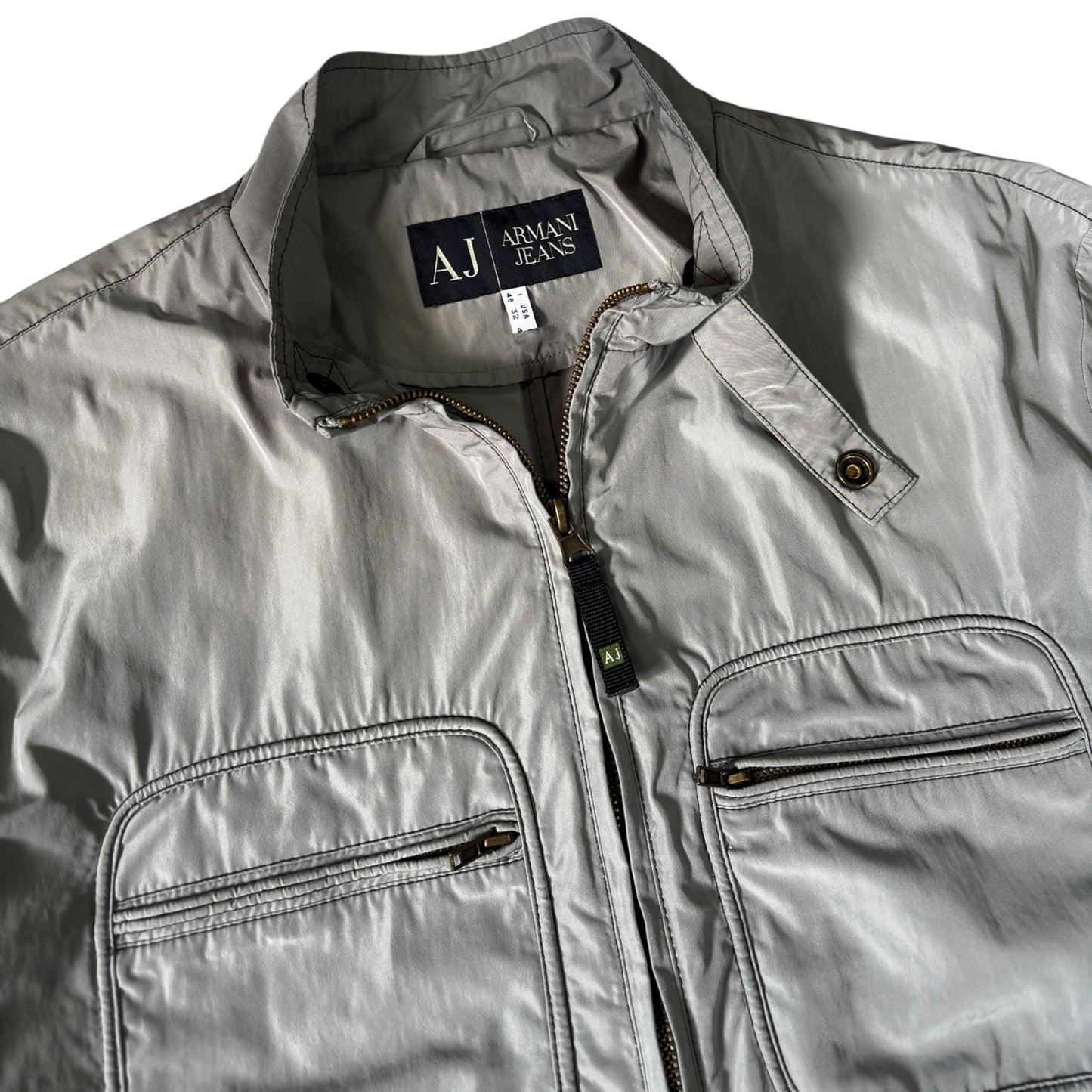 Armani Jeans 00's Cropped Multipocket Jacket M