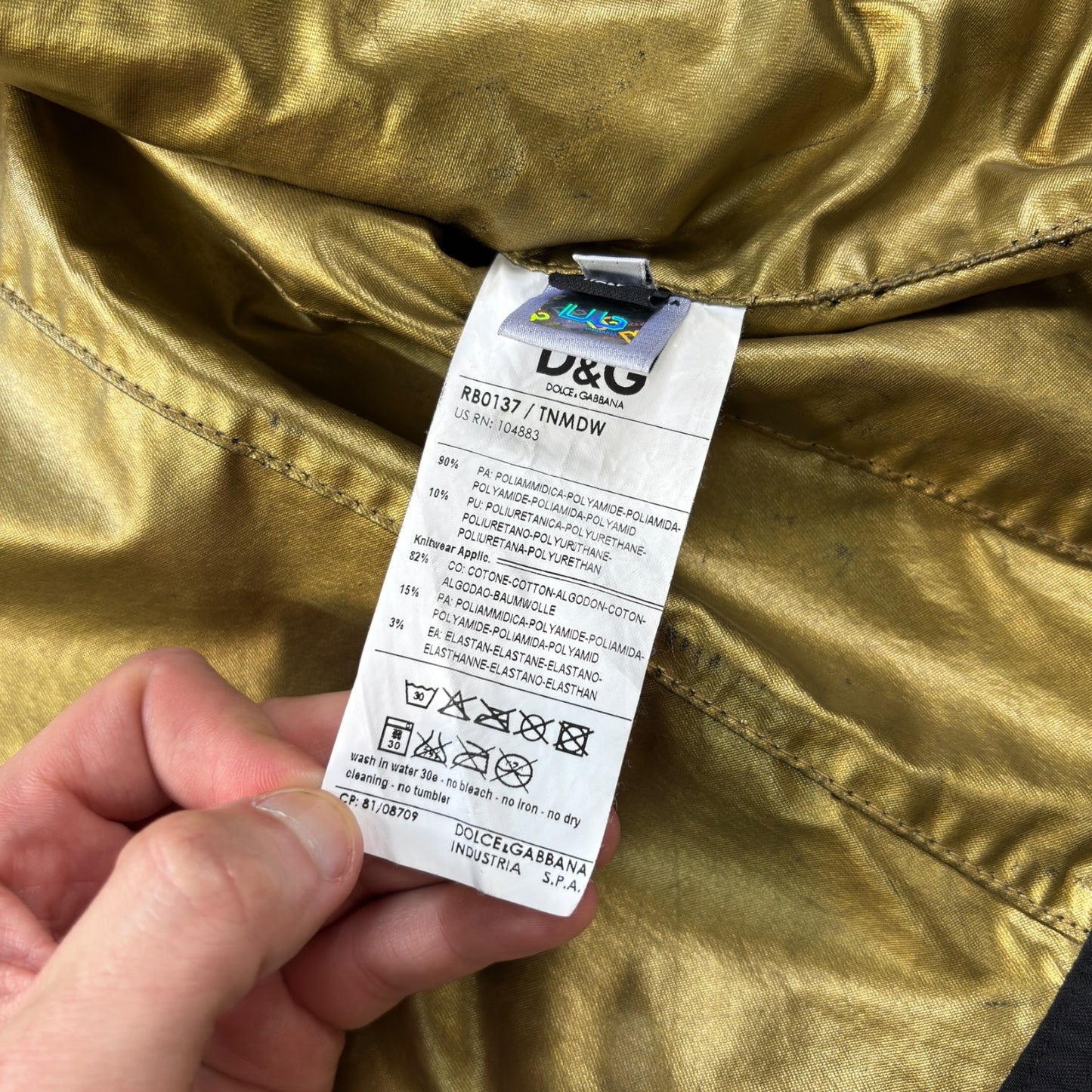 Dolce & Gabbana 90’s Multipocket Panelled Jacket M