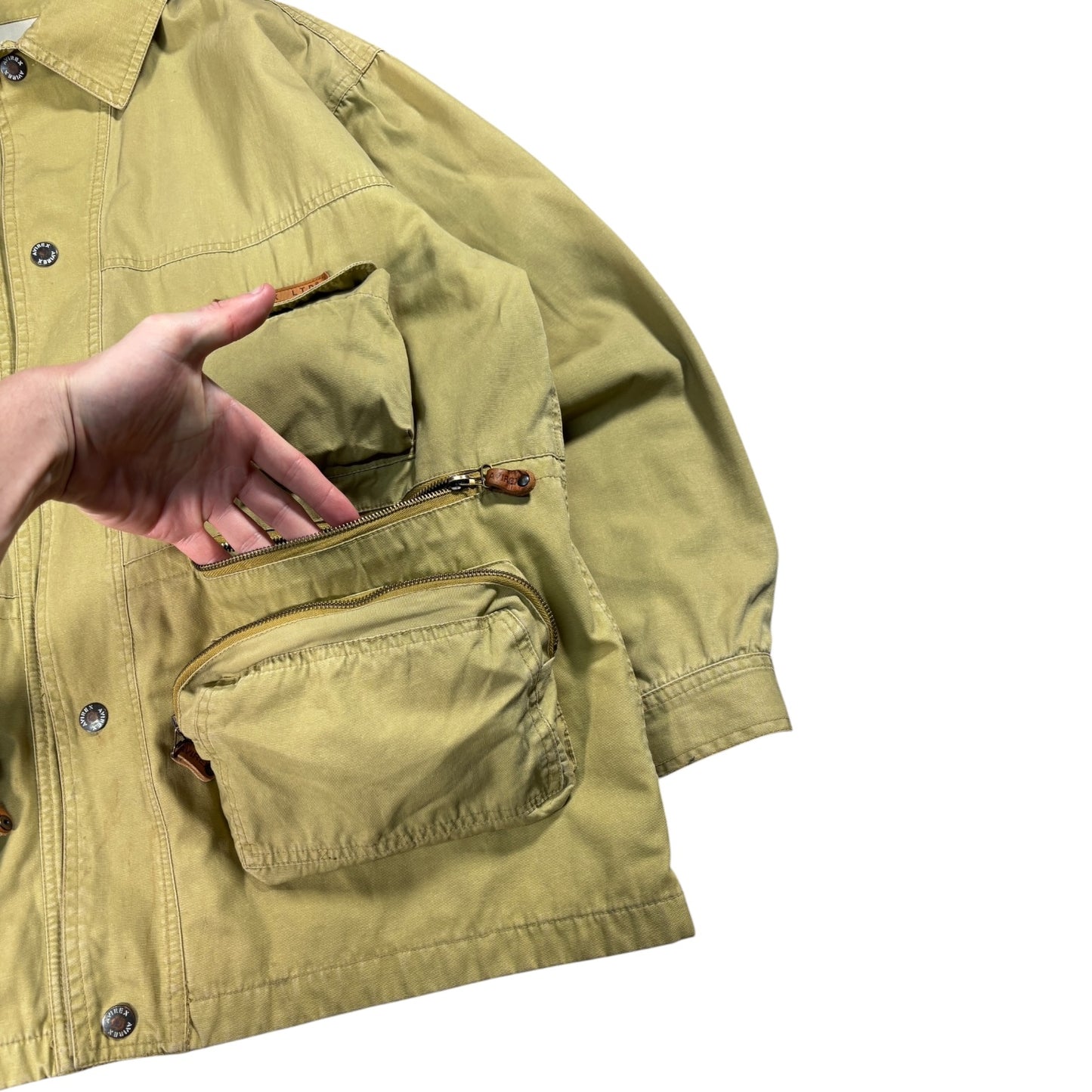 Avirex 00’s Olive Multipocket Utility Jacket XL