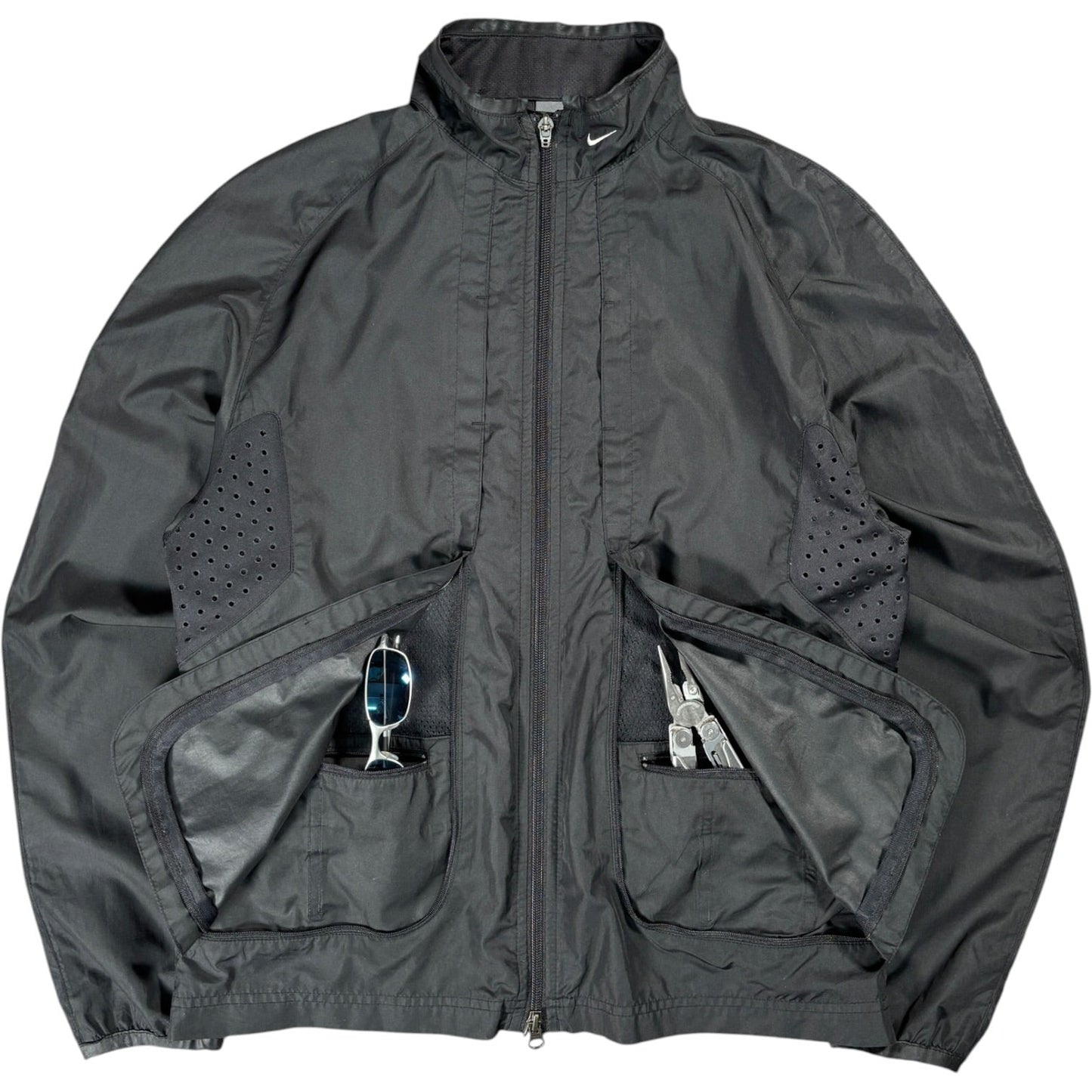 Nike 00’s Laser Cut Ventilated Stash Pocket Jacket M