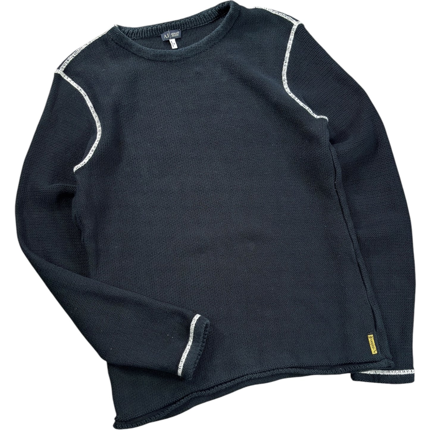 Armani Jeans 00’s Heavyweight Cotton Knit M