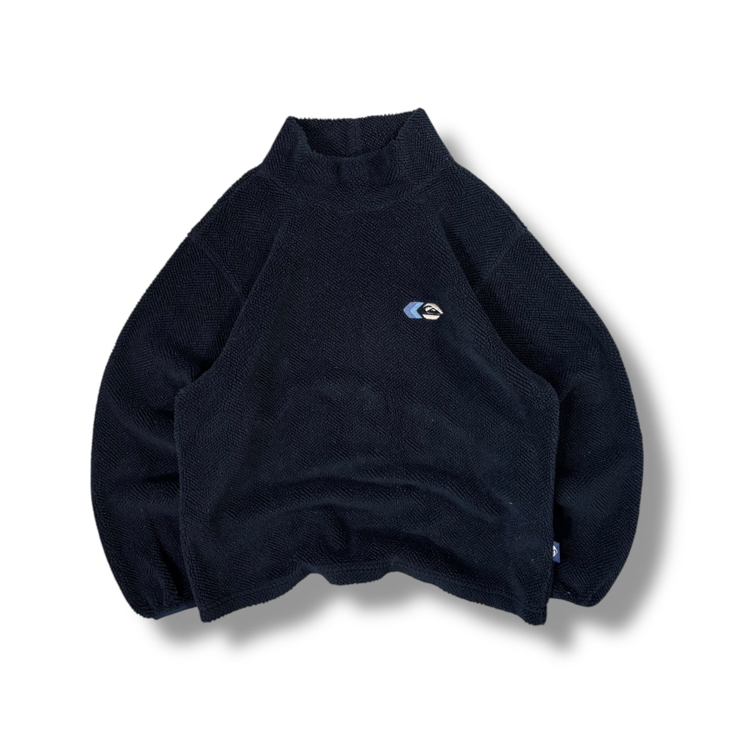 Quiksilver 2000’s Deep Pile Mock Neck Fleece Medium