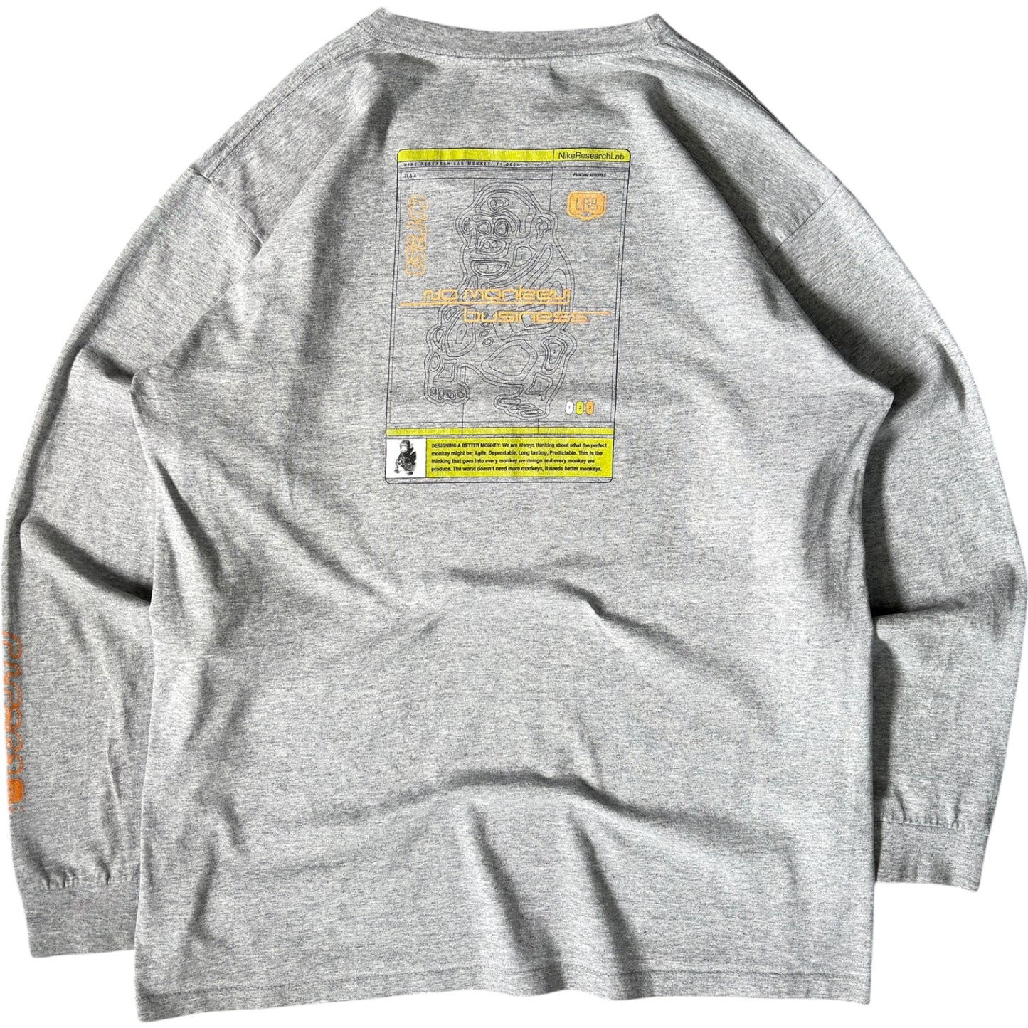 Nike Lab 00’s “No Monkey Business” Longsleeve T Shirt M