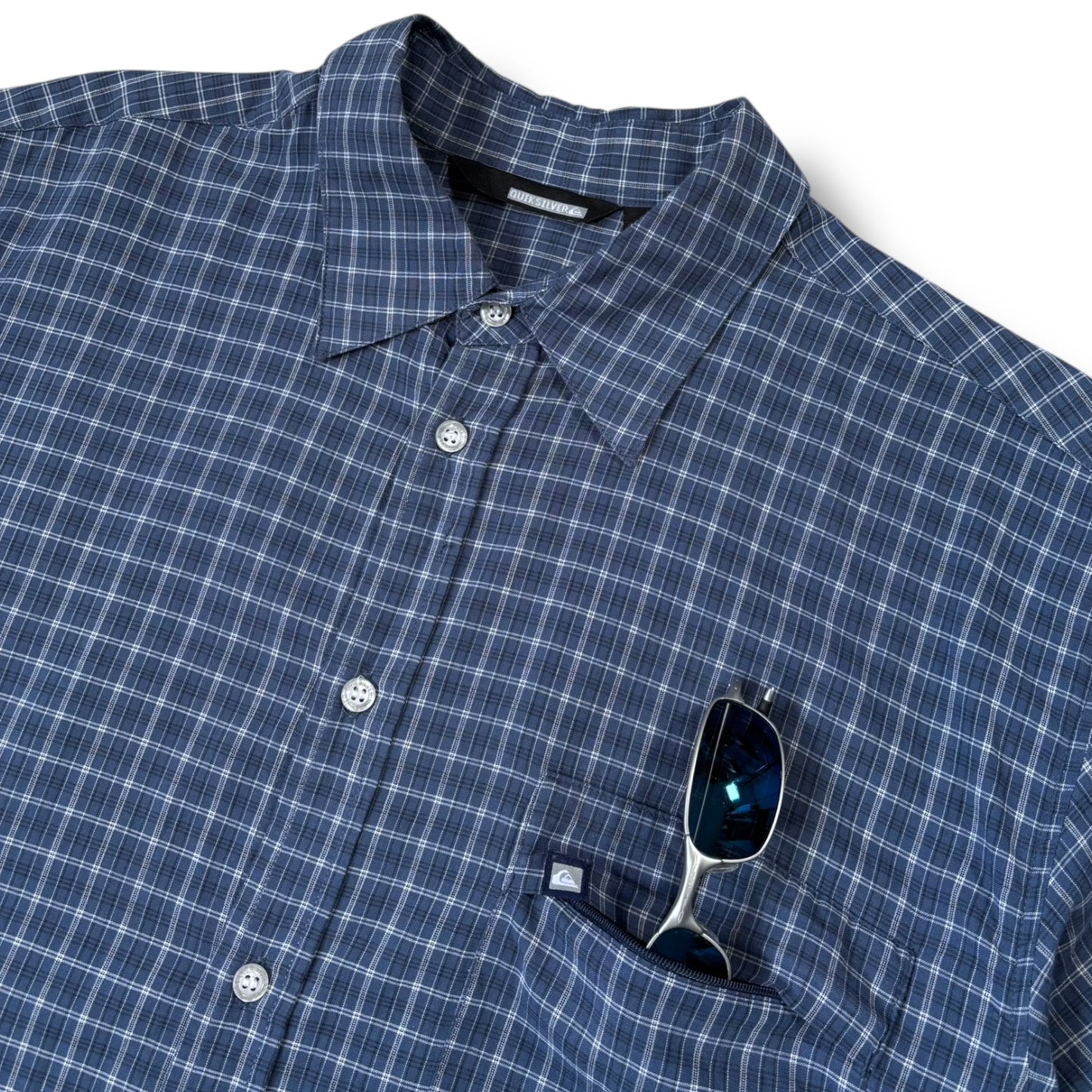 Quiksilver 00’s Checkered Short Sleeve Shirt Medium