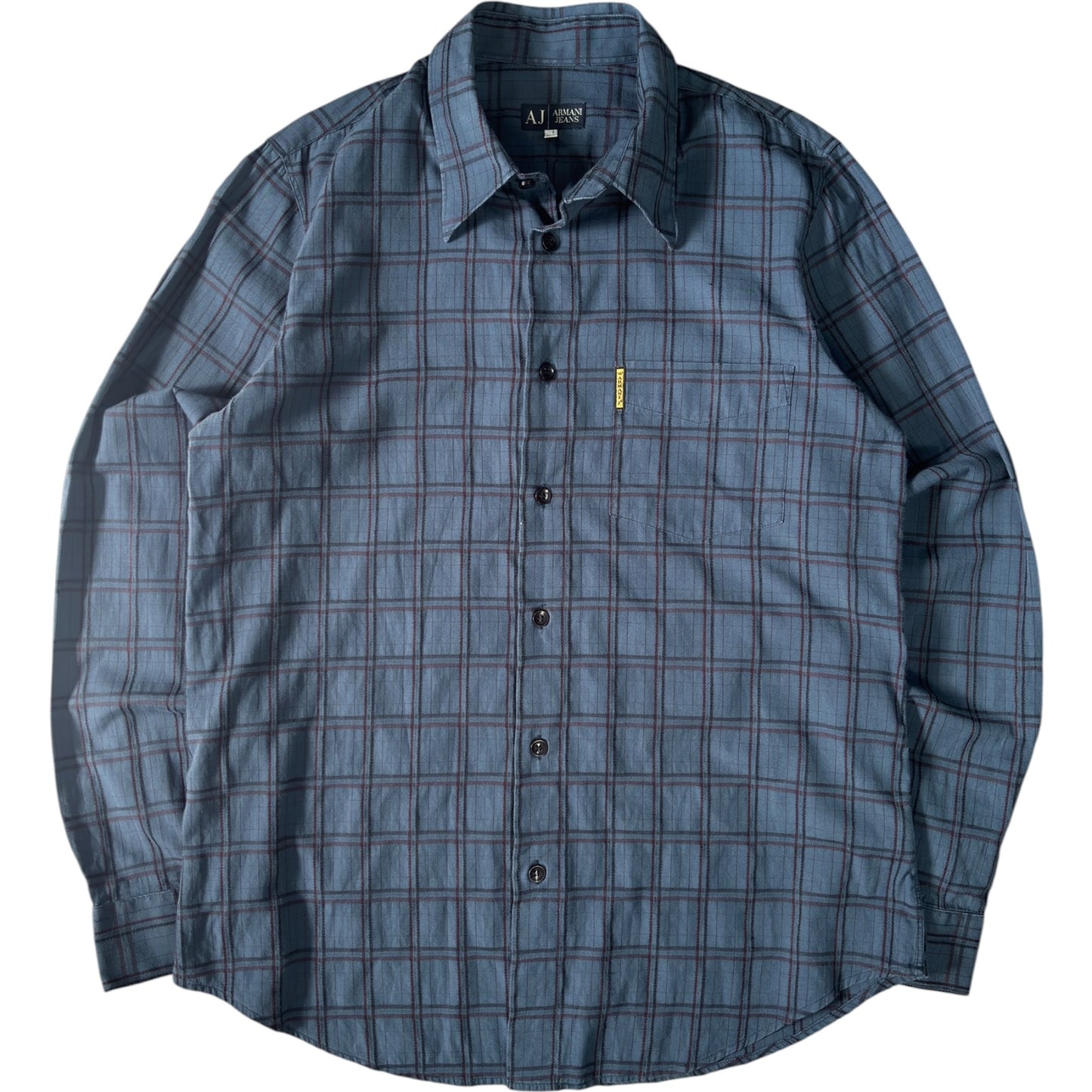 Armani Jeans 00’s Plaid Long Sleeve Shirt L