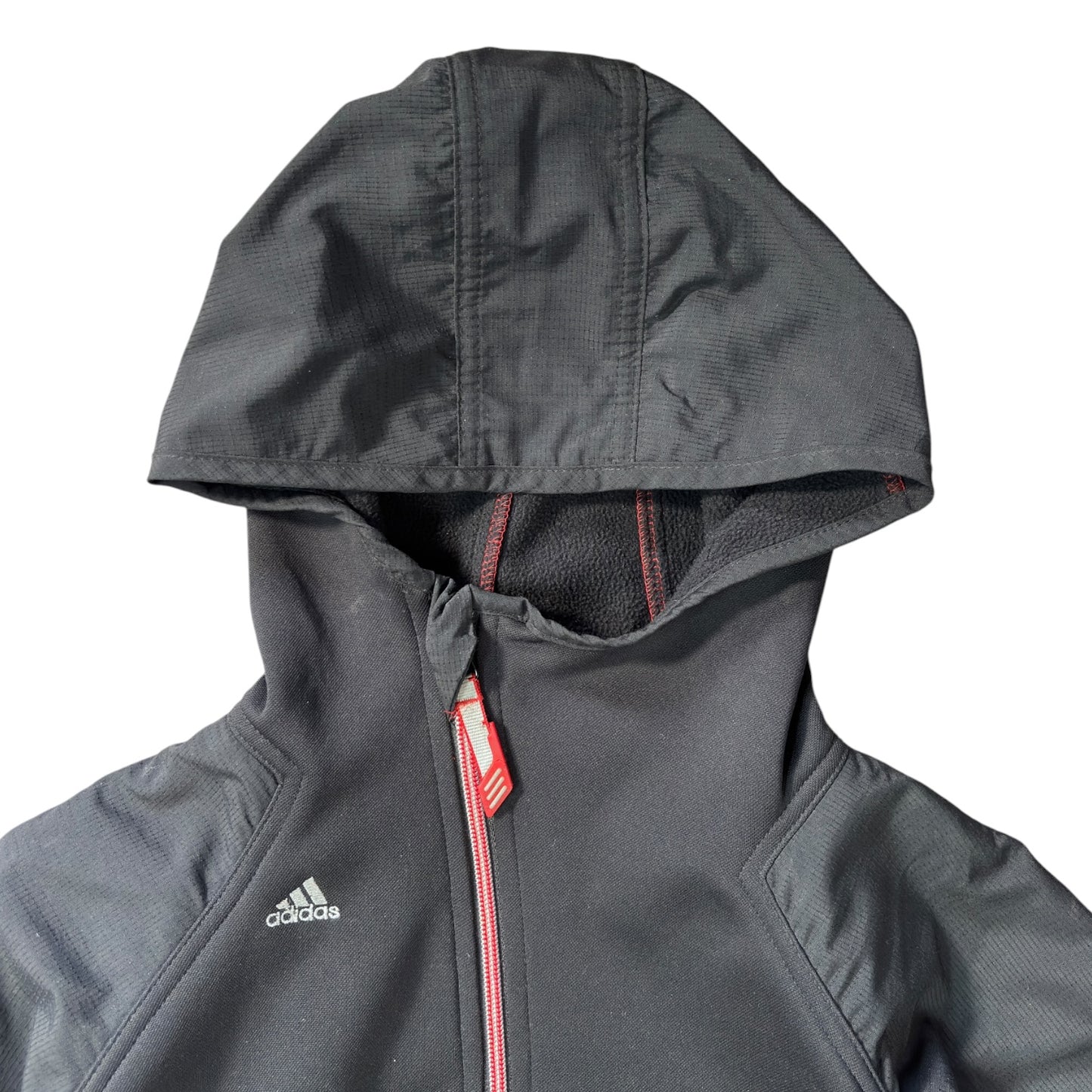 Adidas 2004 Asymmetrical Zip Two Tone Climawarm Hoodie M