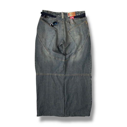 Armani Jeans 00’s Denim Cargo Trousers 32W