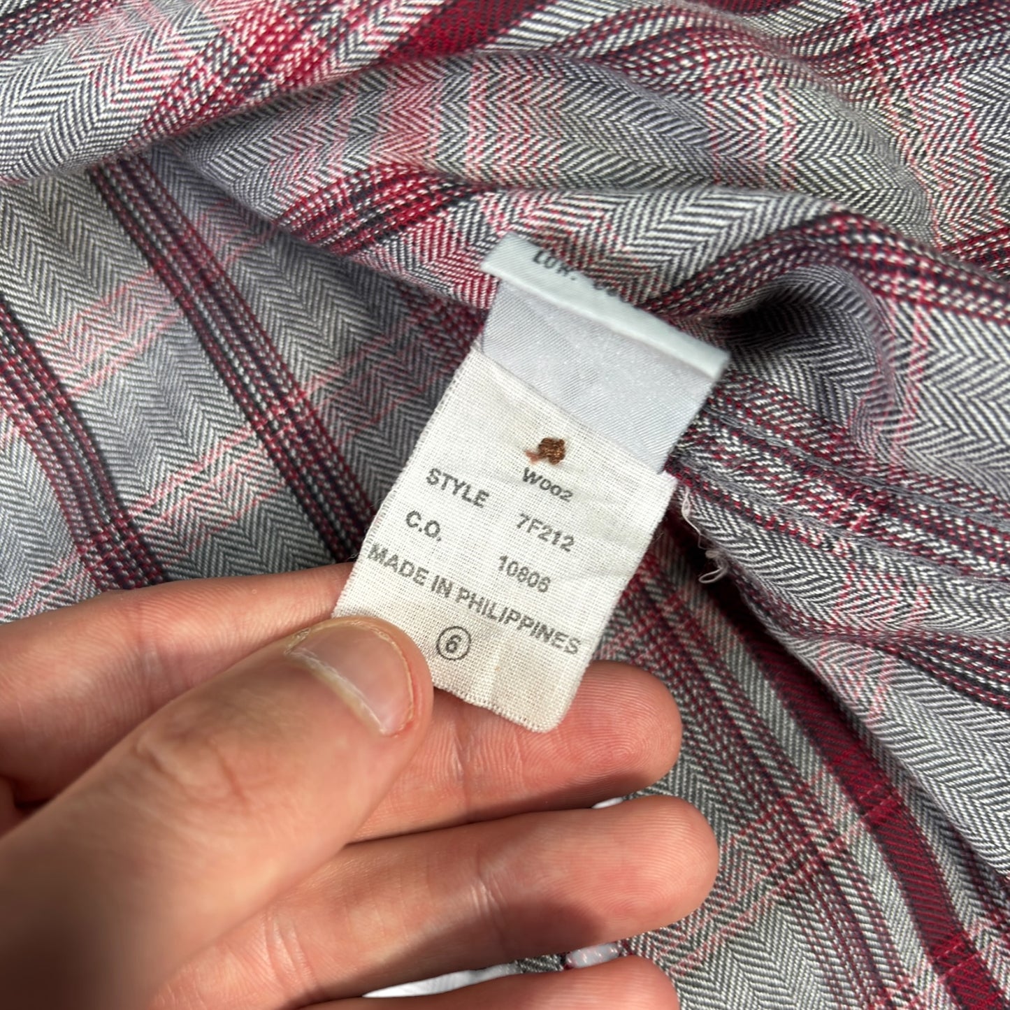 Marithé + François Girbaud Herringbone Cotton Shirt XL