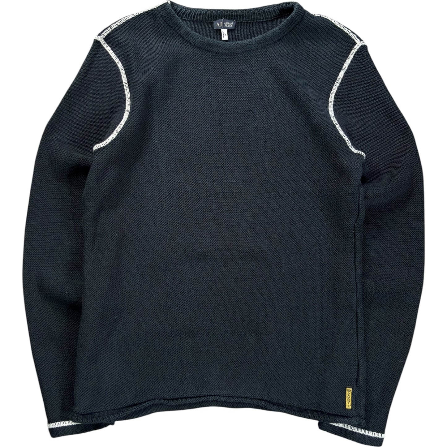 Armani Jeans 00’s Heavyweight Cotton Knit M