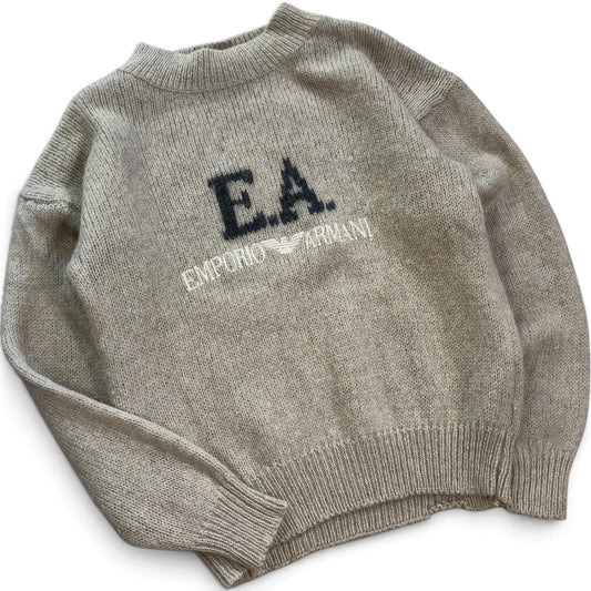 Armani 90’s Shetland/ Lana Wool Knit Jumper S