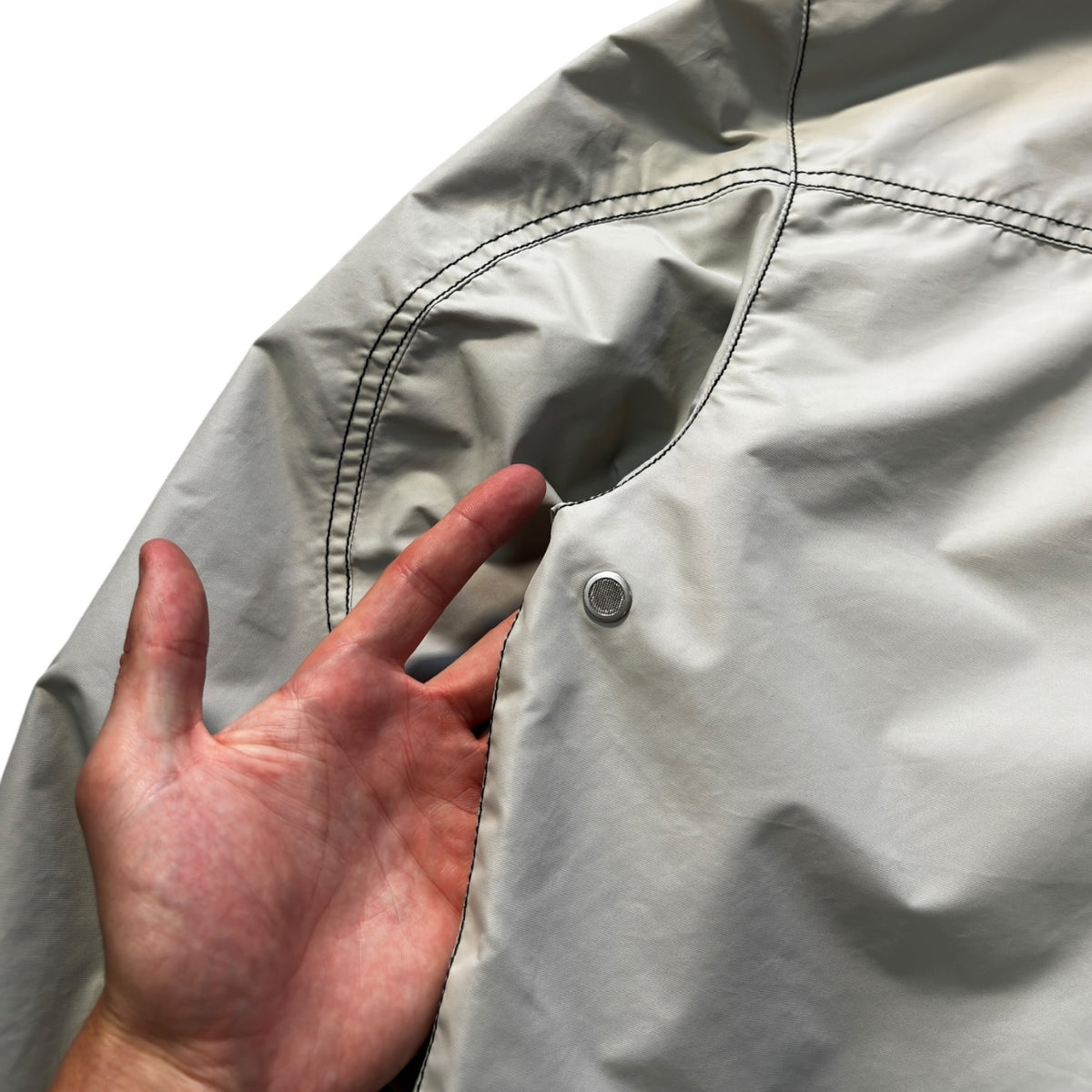 Armani Jeans 00’s Contrast Stitch Technical Jacket L