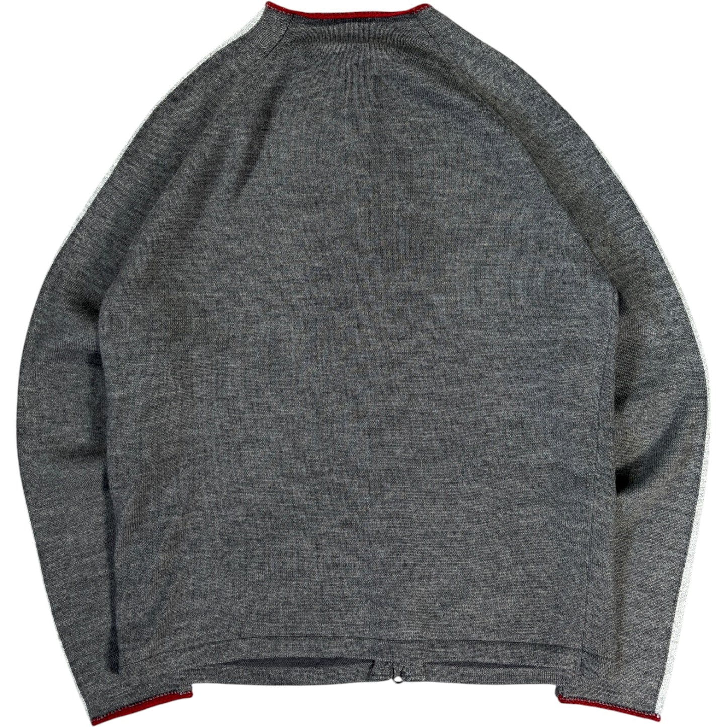 Armani Jeans 00’s Full Zip Two Tone Jumper XL
