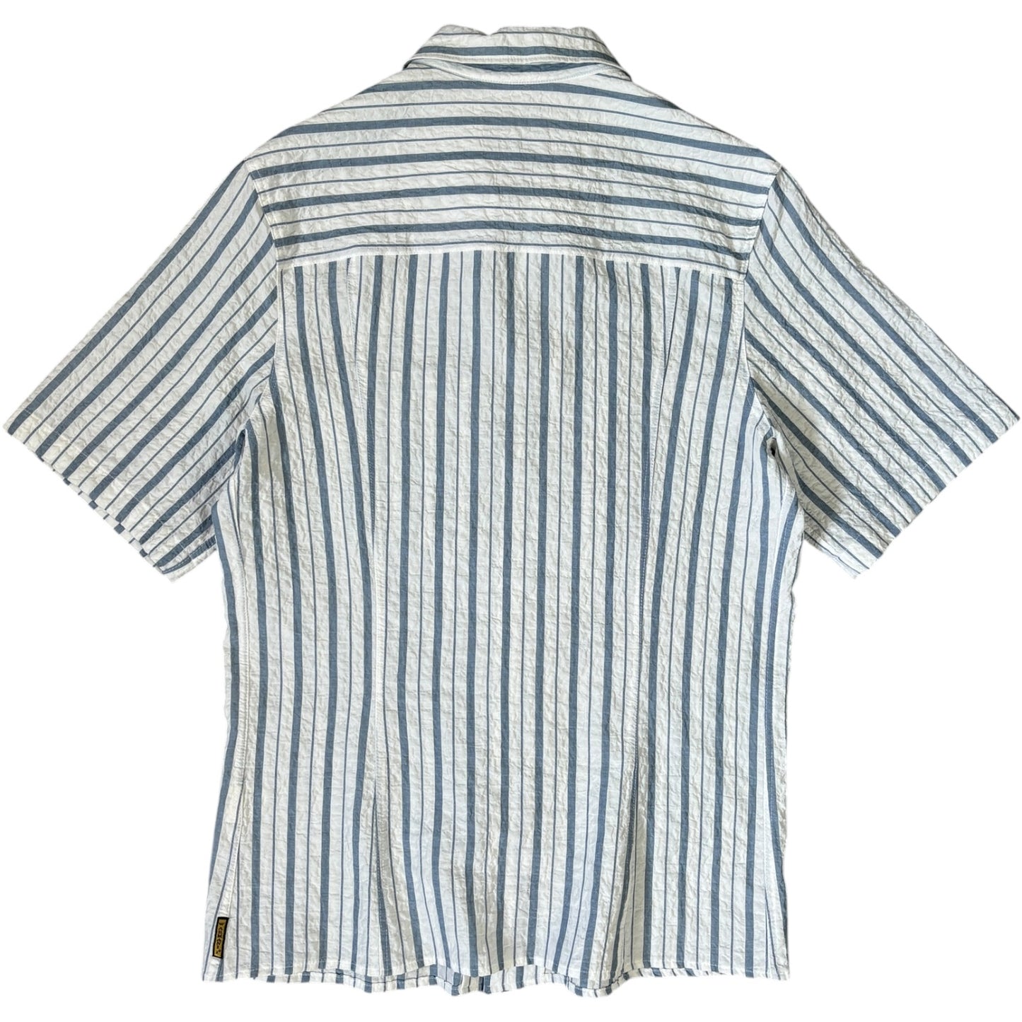 Armani Jeans 00’s Pleated Short Sleeve Shirt S