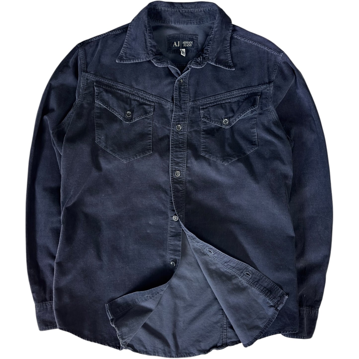 Armani Jeans 00’s Mini Corduroy Shirt S