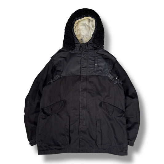 Maharishi 00’s Fishtail Fur Hood Parka Jacket Extra Large