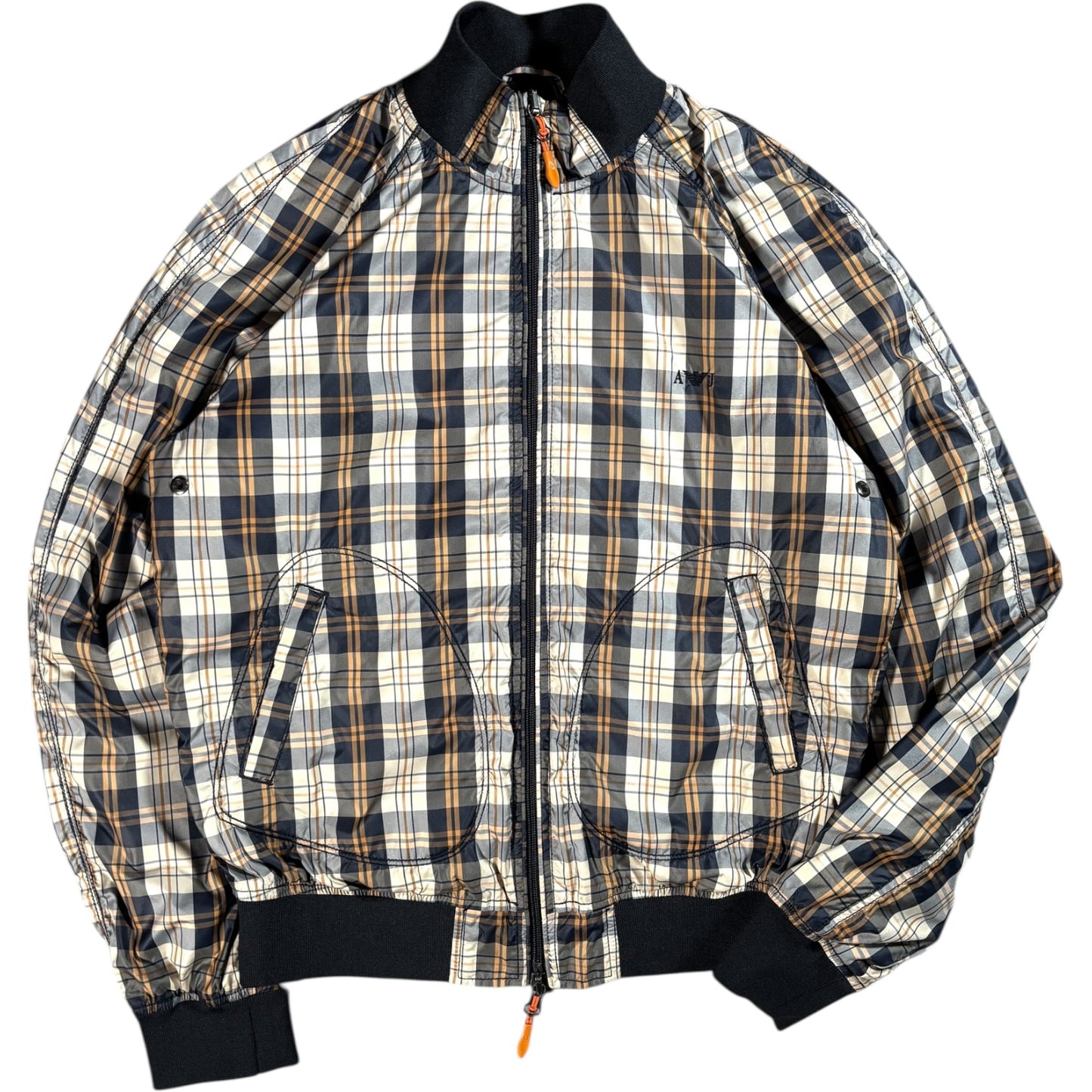 Armani Jeans 00’s Checkered Jacket S