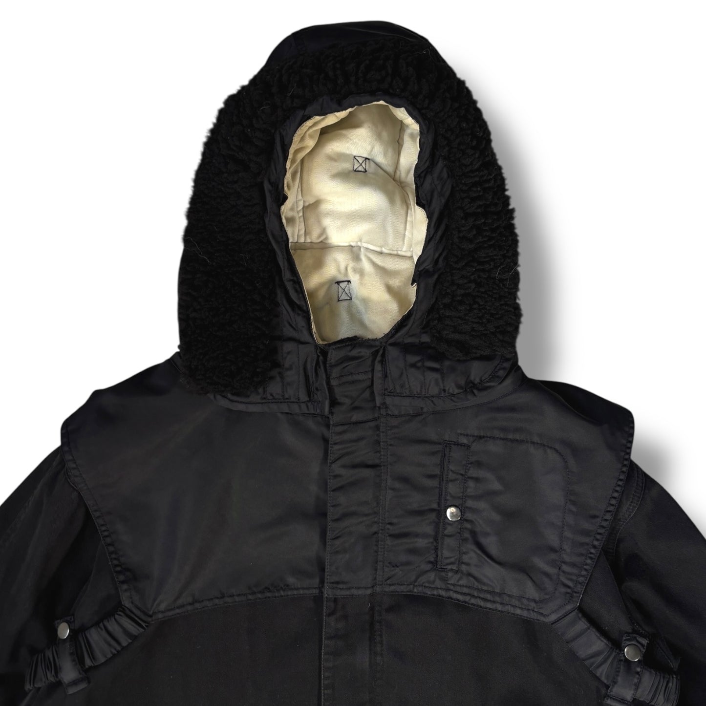 Maharishi 00’s Fishtail Fur Hood Parka Jacket Extra Large