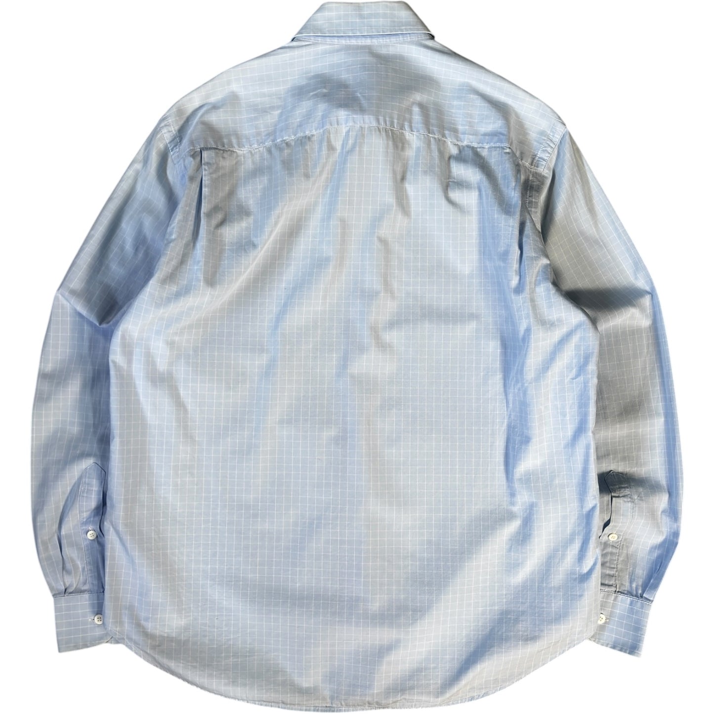 Armani Jeans 00’s Windowpane Check Shirt L