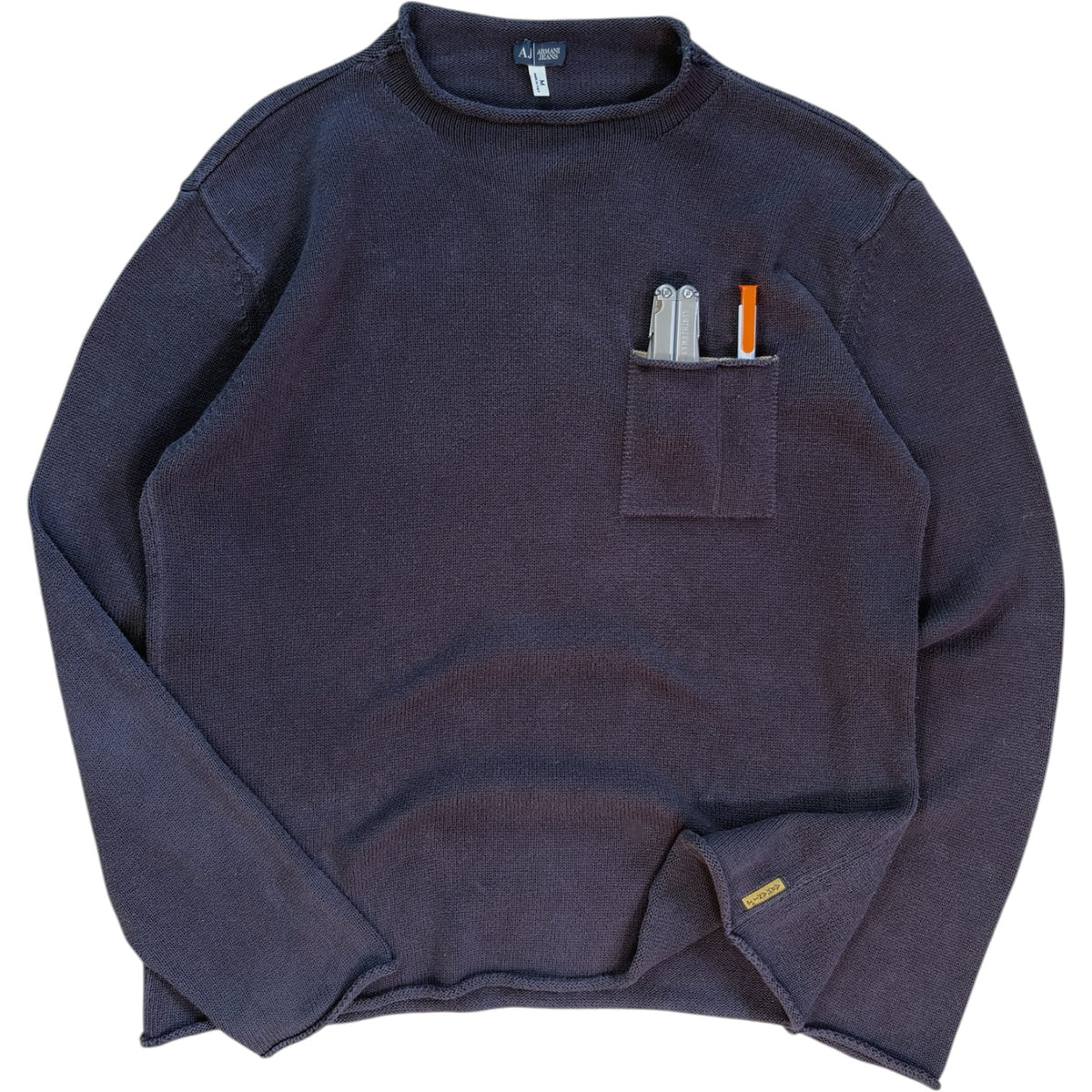 Armani Jeans 00’s Pocket Knit Jumper M