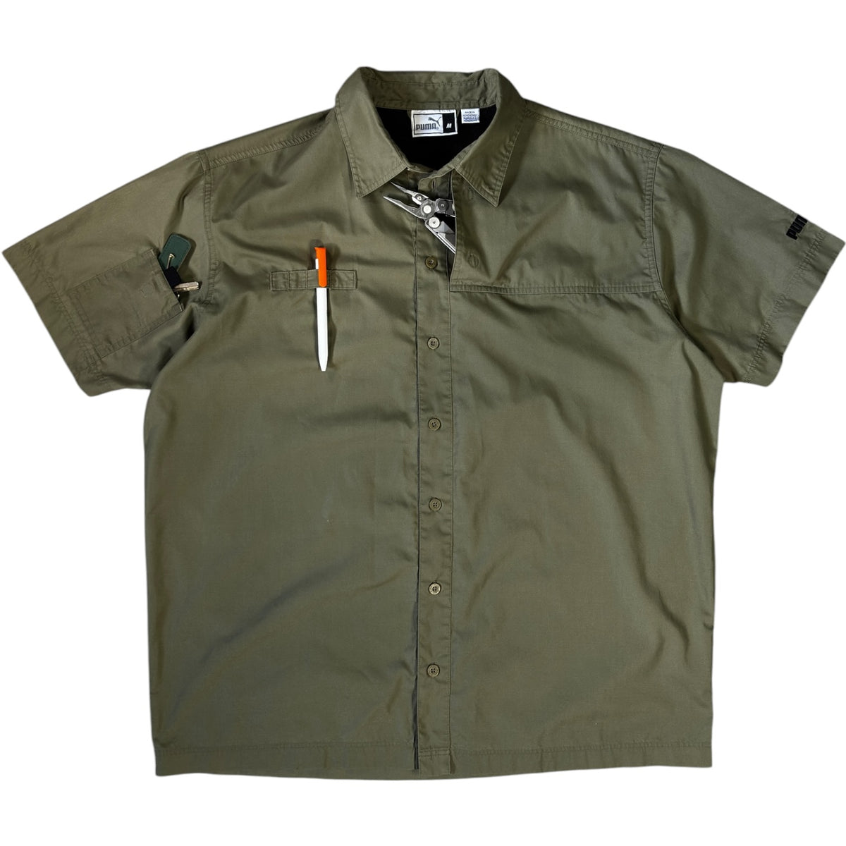 Puma 00's Short Sleeve Utility Shirt M