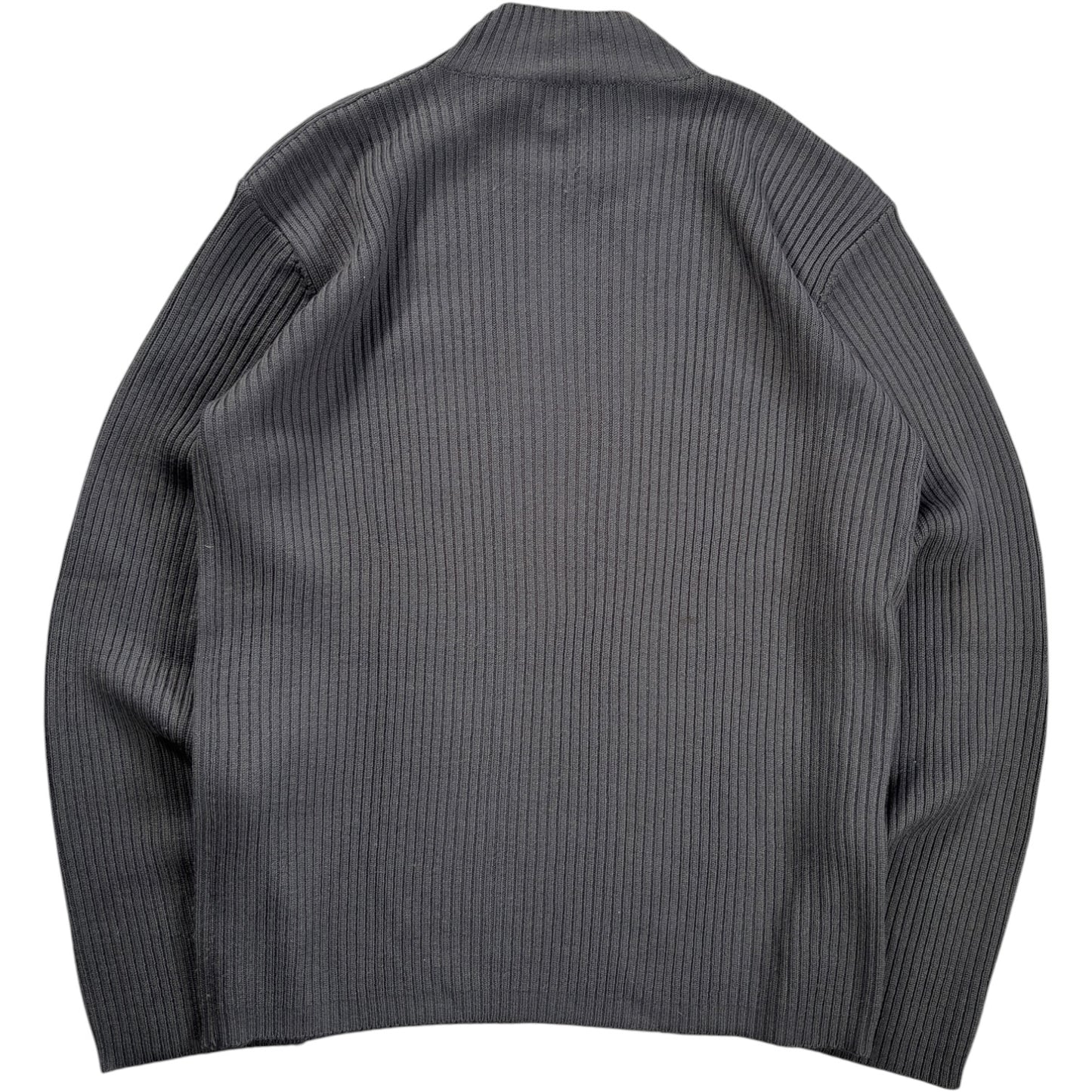 Armani Collezioni 00’s Merino Wool Shoulder Zip Jumper L