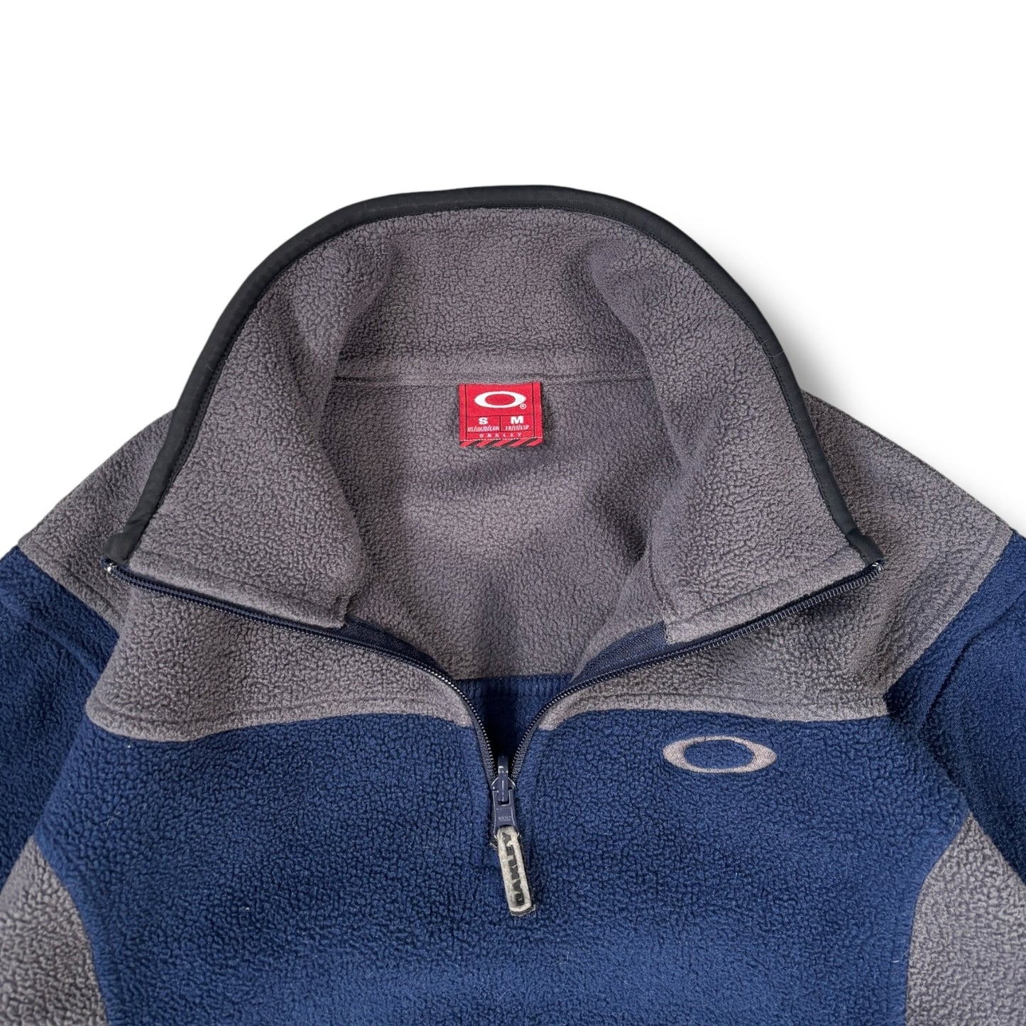 Oakley 00’s Two Tone Quarter Zip Fleece Small