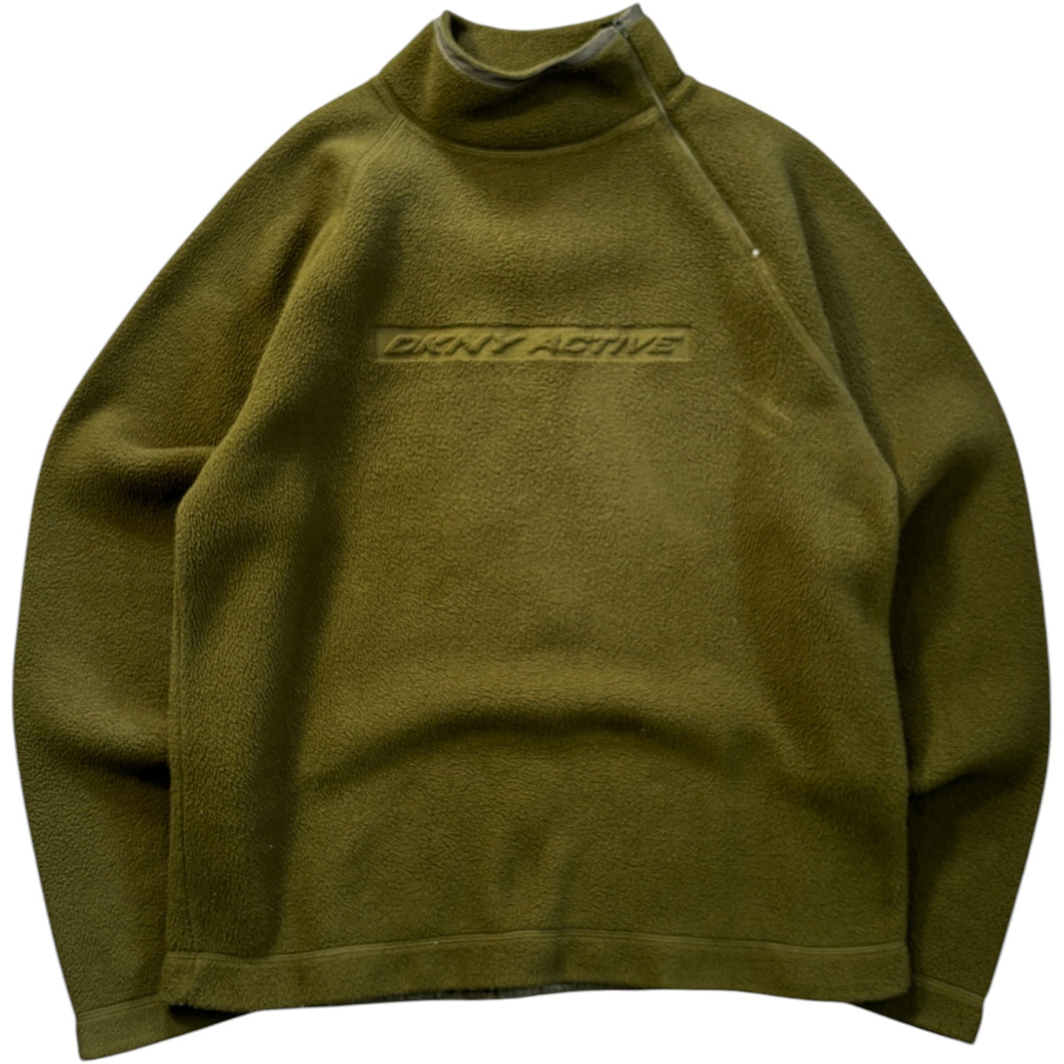 DKNY 00’s Shoulder Zip Fleece Jumper L