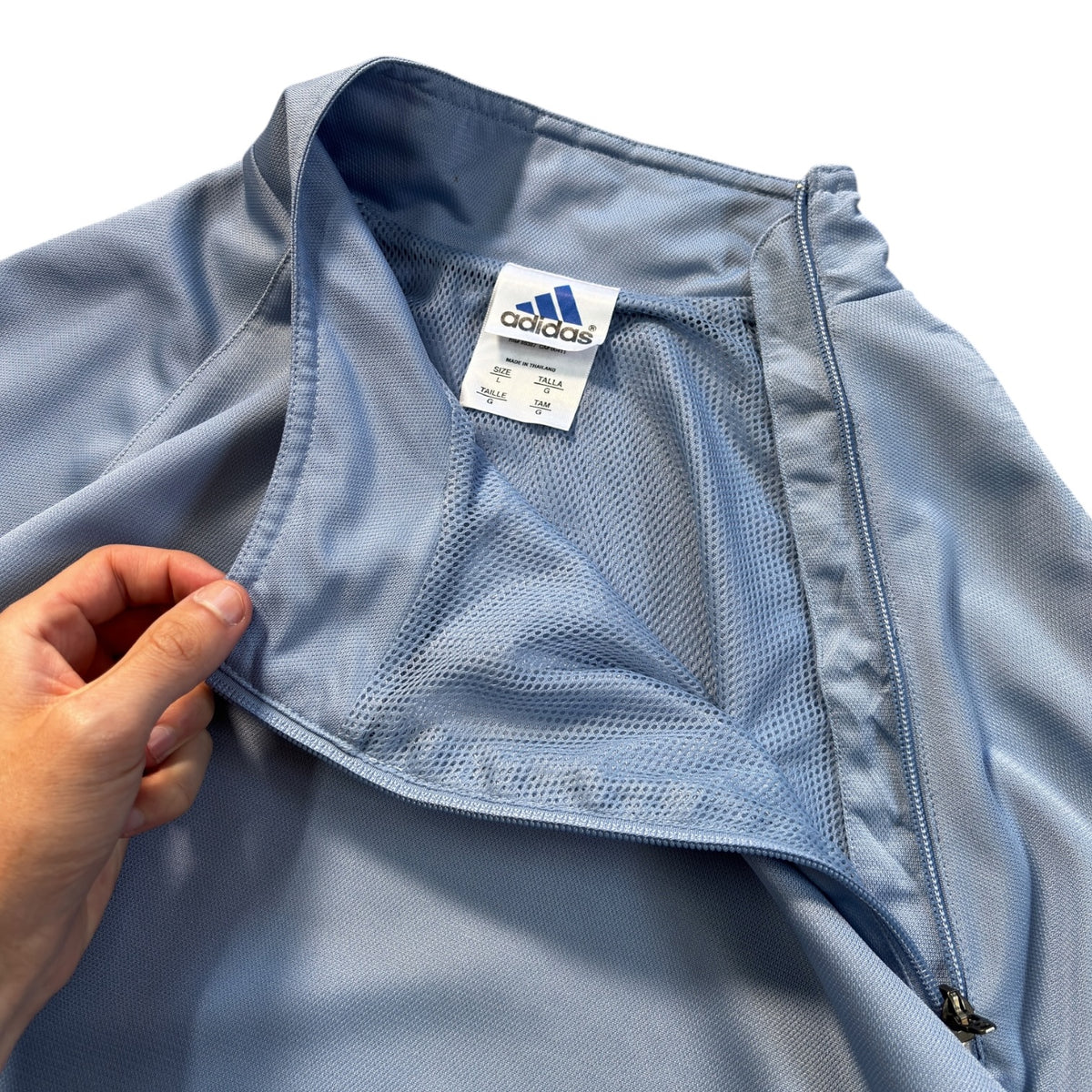 Adidas 00’s Asymmetric Zip Pullover Jacket L