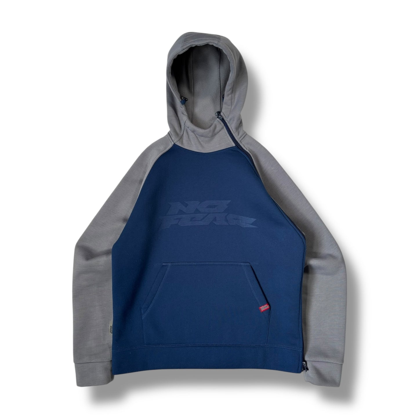 No Fear 00’s Asymmetrical Full Zipped Hoodie Large