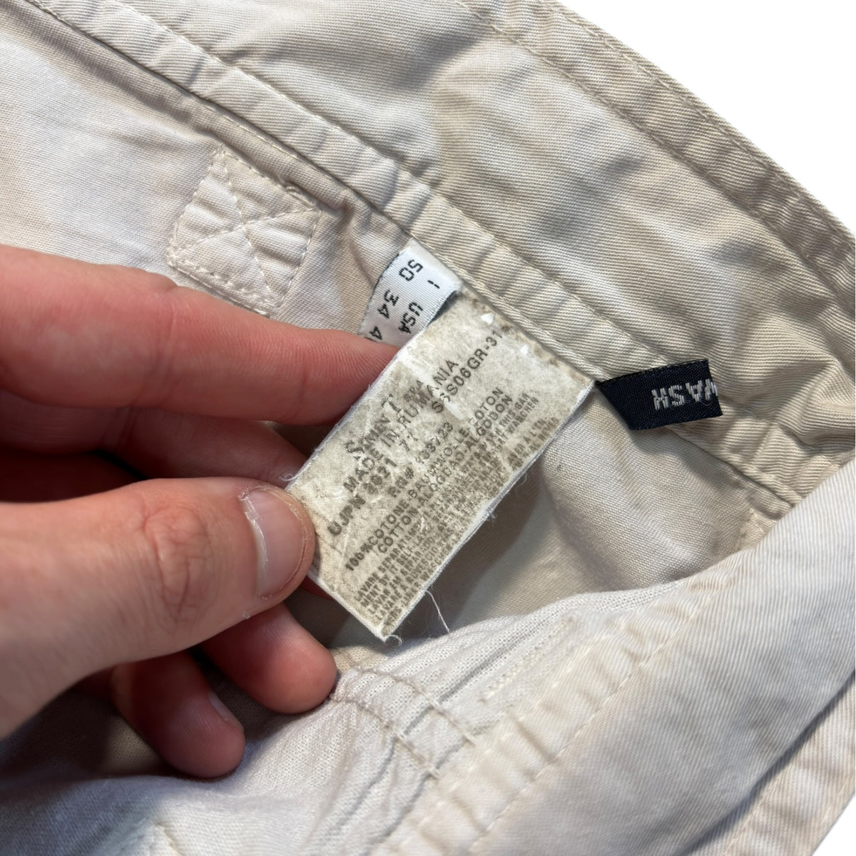 Armani Jeans 00’s Cotton Cargo Shorts W34