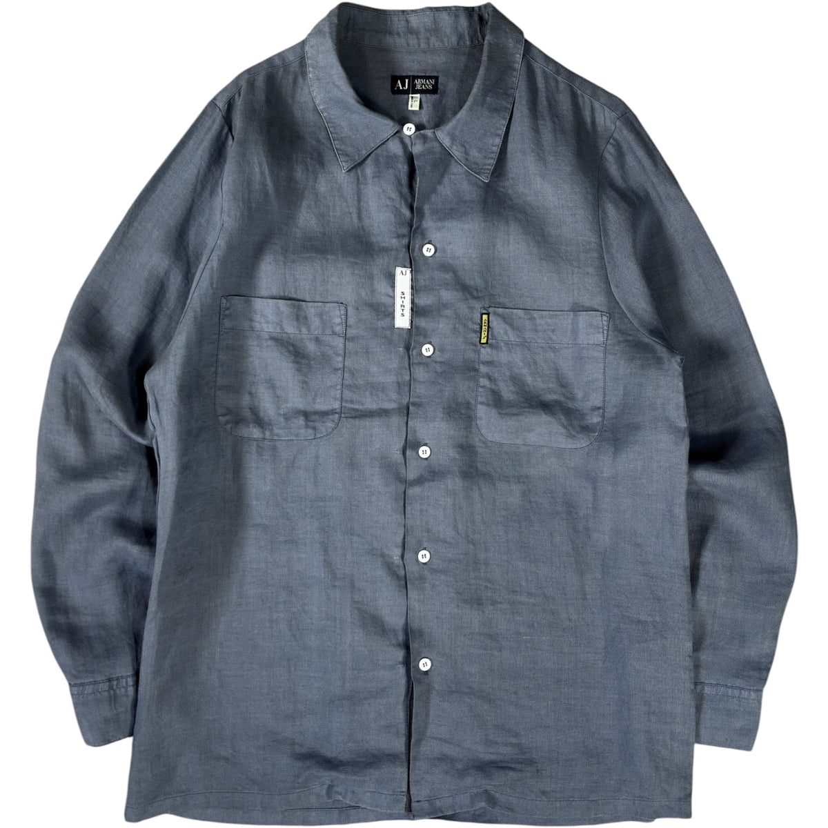 Armani Jeans 00’s Dual Pocket Linen Shirt L