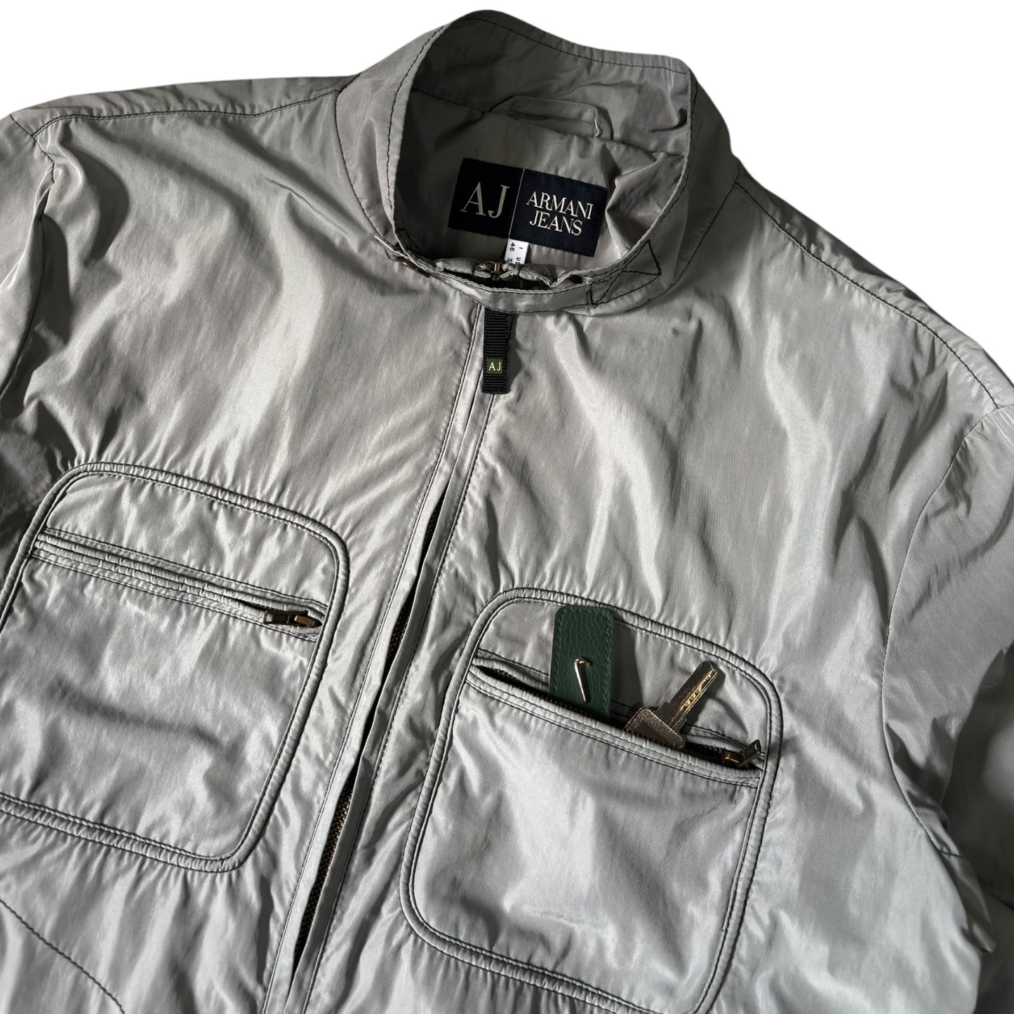 Armani Jeans 00's Cropped Multipocket Jacket M