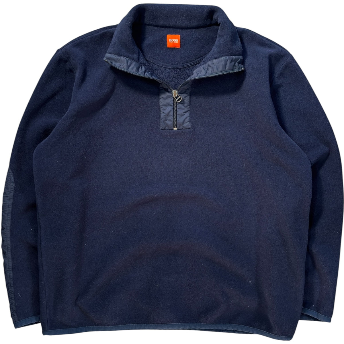 Hugo Boss Orange 00’s Panelled Quarter Zip Fleece XL