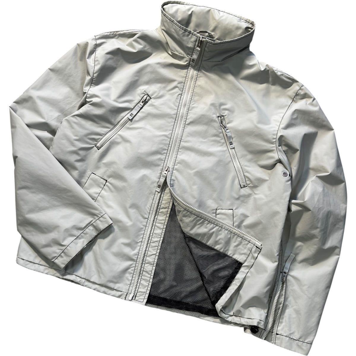Armani Jeans 00’s Contrast Stitch Technical Jacket L