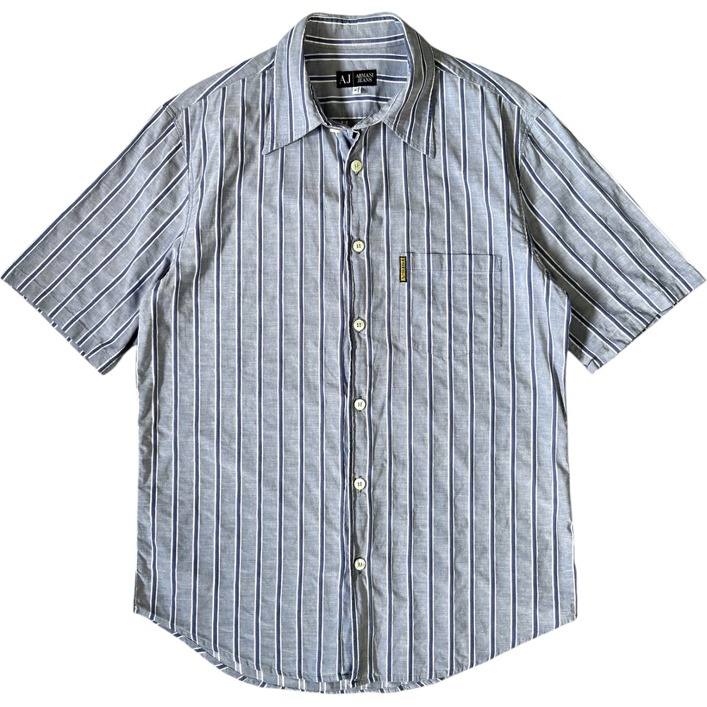 Armani Jeans 00’s Hemp Short Sleeve Shirt M