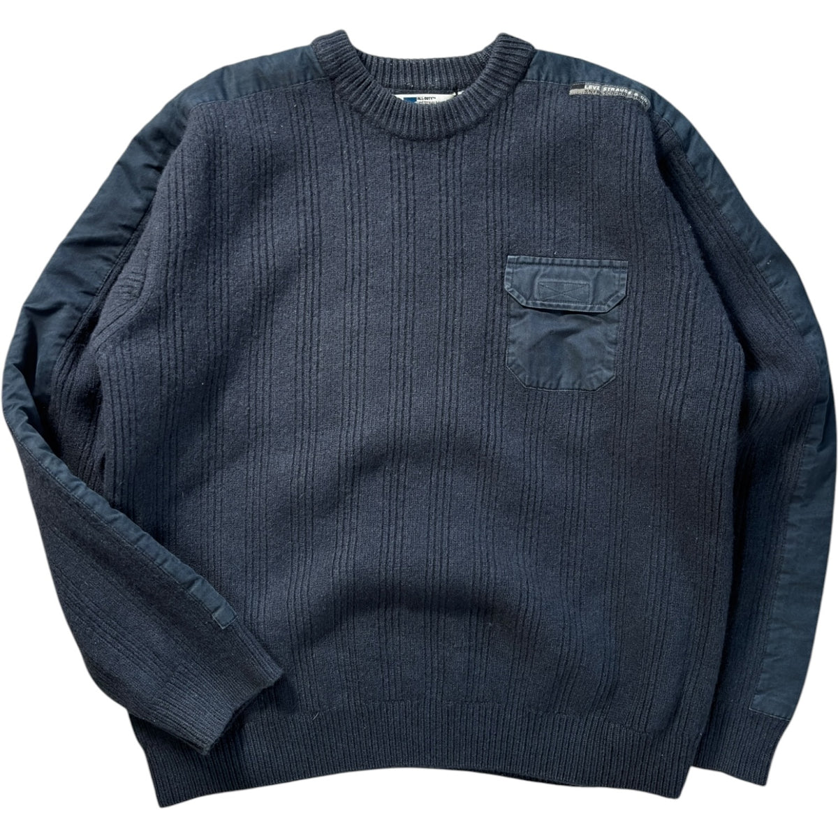 Levi’s All Duty 00’s Panelled Wool Jumper L