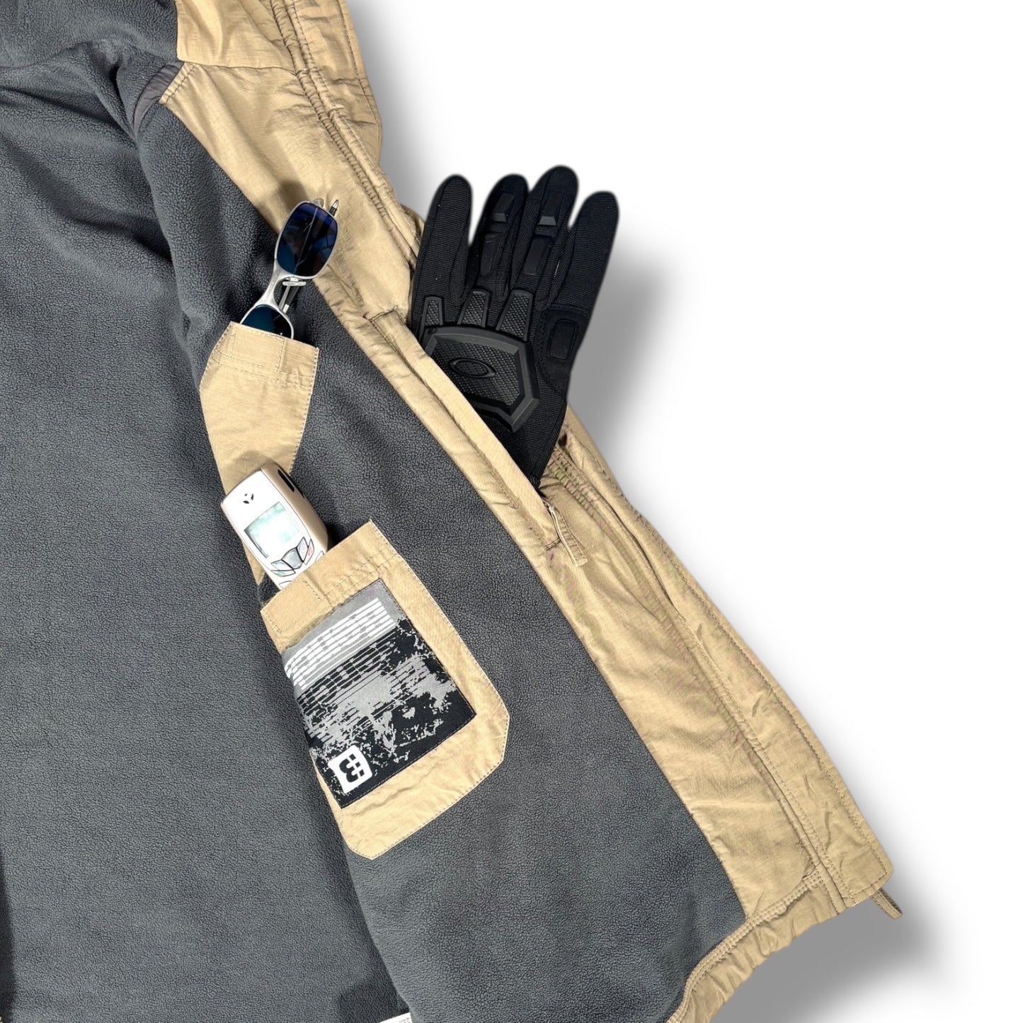 Bench 00’s Dual Shoulder Zip Fleece Lined Jacket Large