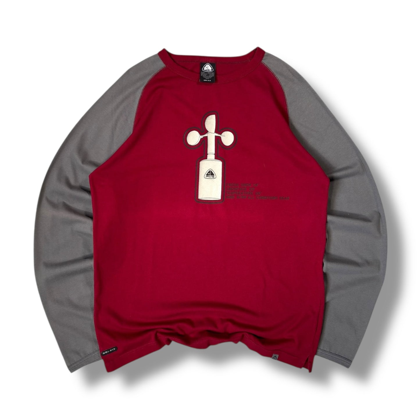 Nike ACG 00’s “Fresh Snow” Longsleeve T Shirt Large