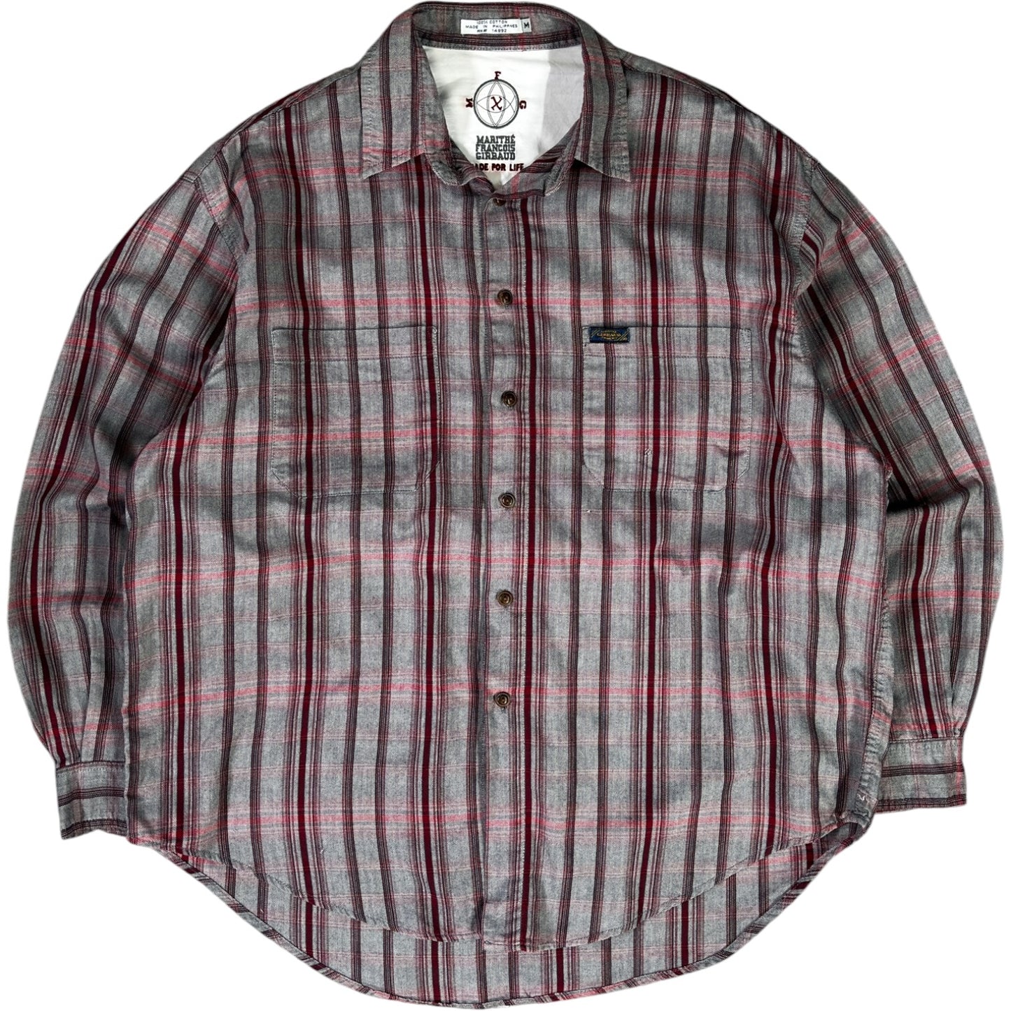 Marithé + François Girbaud Herringbone Cotton Shirt XL