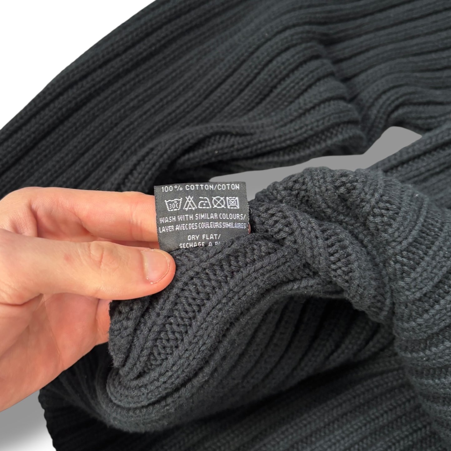 Schott NYC 00’s Dual Zip Knitted Balaclava Hoodie Large