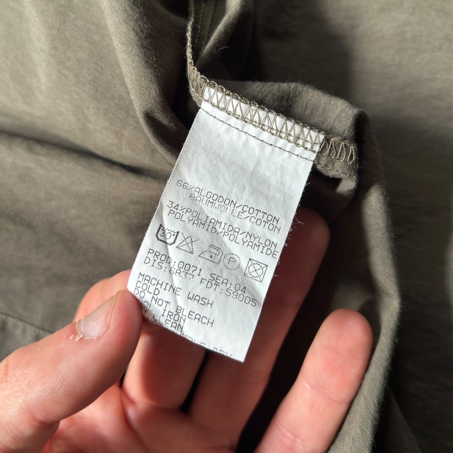 Hugo Boss Orange 00’s Detachable Pocket Nylon Shirt L