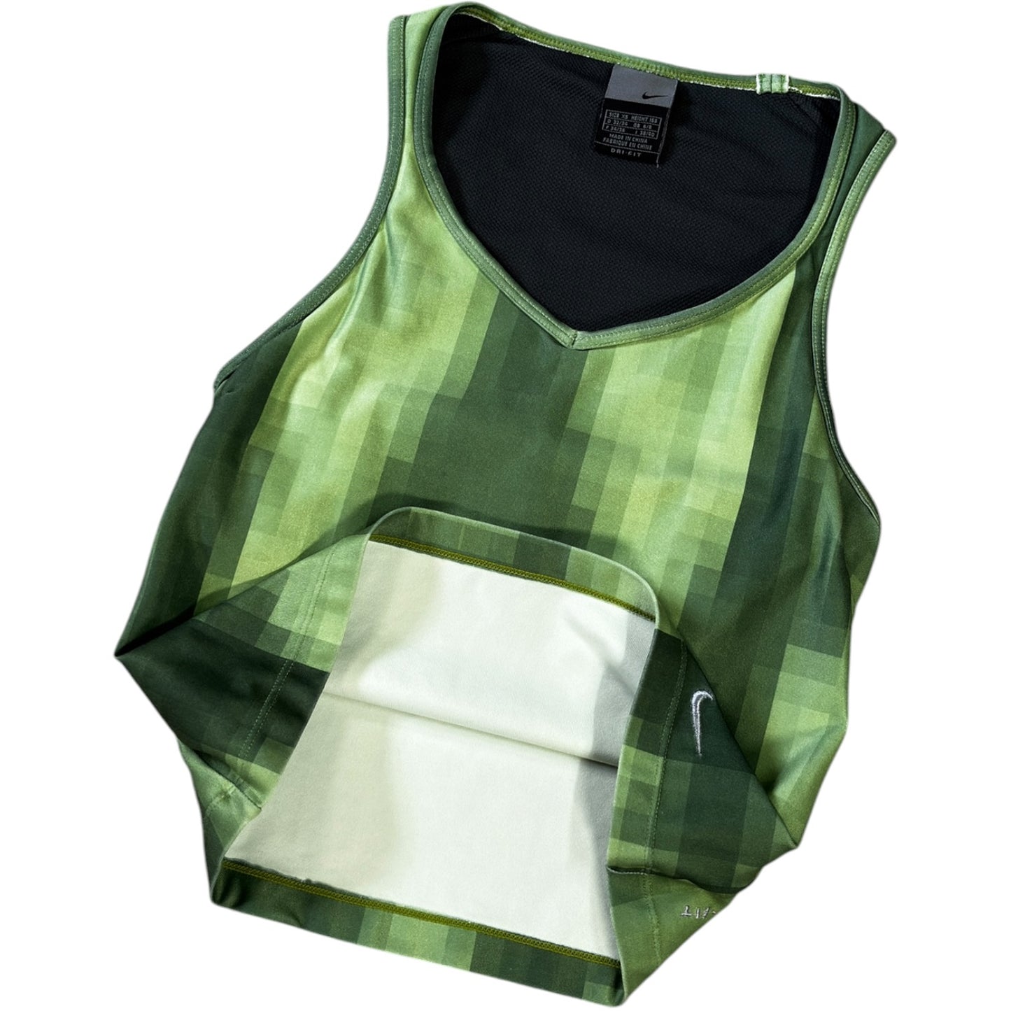 Nike 00’s Dri Fit Digi Vest Top Size 6/8