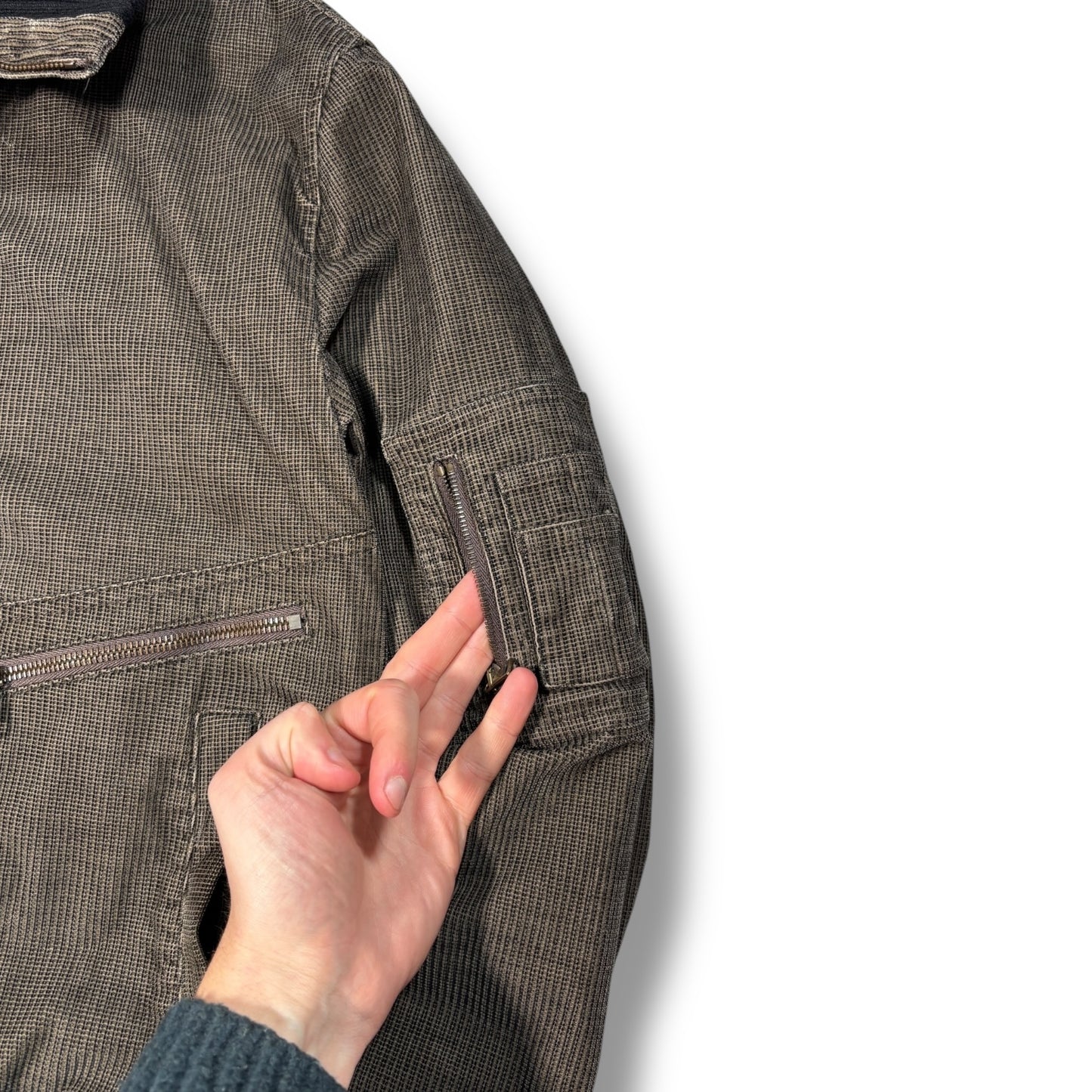 Dolce & Gabbana 00’s Houndstooth Bomber Jacket Small