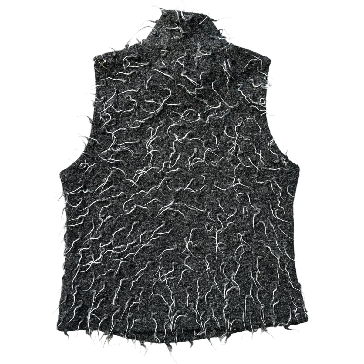 Quiksilver 00’s Women's Mock Neck Fuzzy Wool Top 12/14