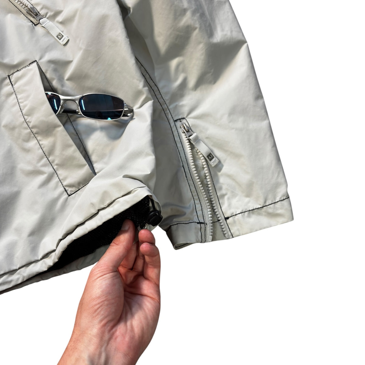 Armani Jeans 00’s Contrast Stitch Technical Jacket L