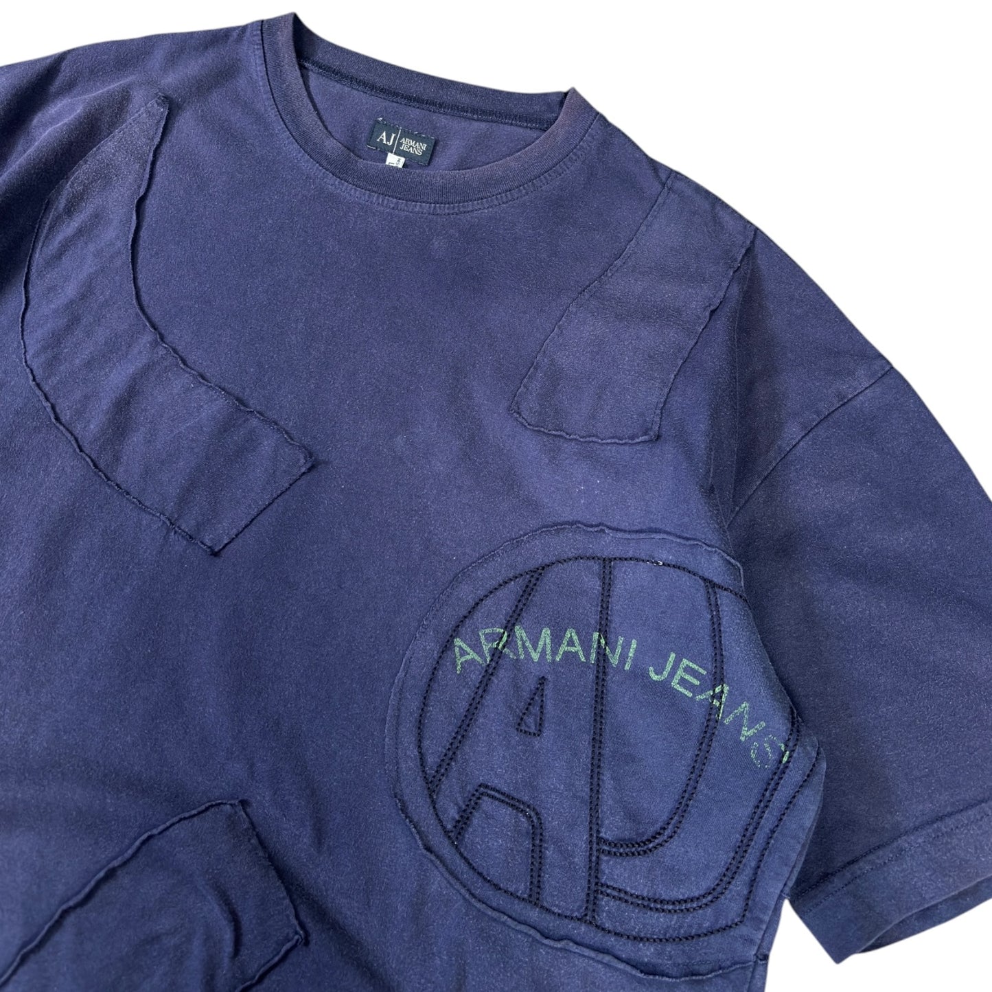 Armani Jeans 00’s Raw Stitch T Shirt L