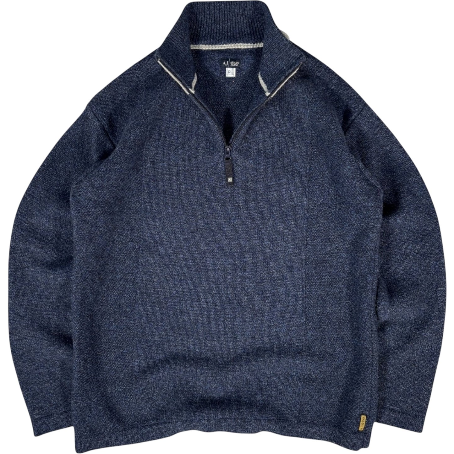 Armani Jeans 00’s Wool Quarter Jumper XL