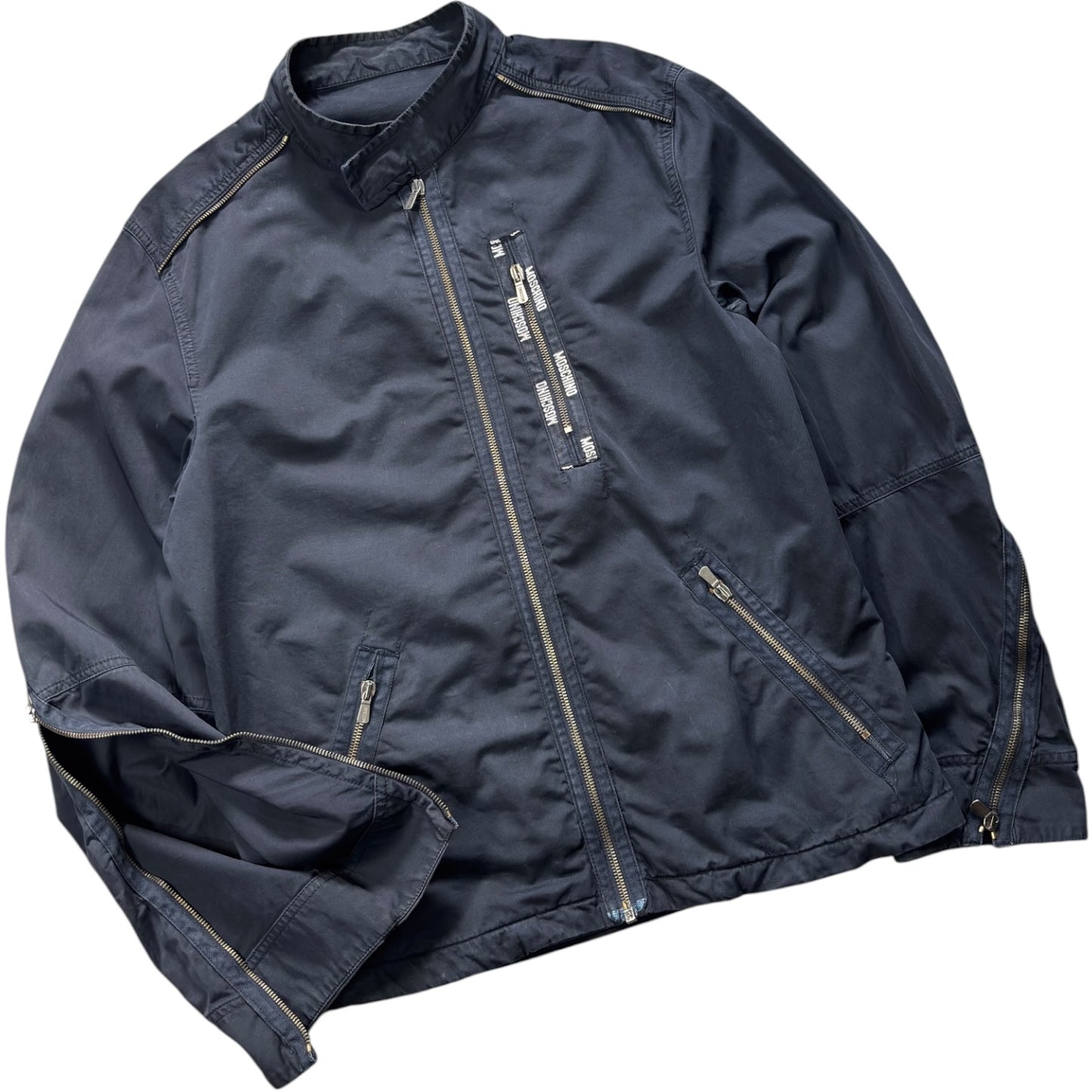 Moschino 00’s Sleeve Zipper Jacket M